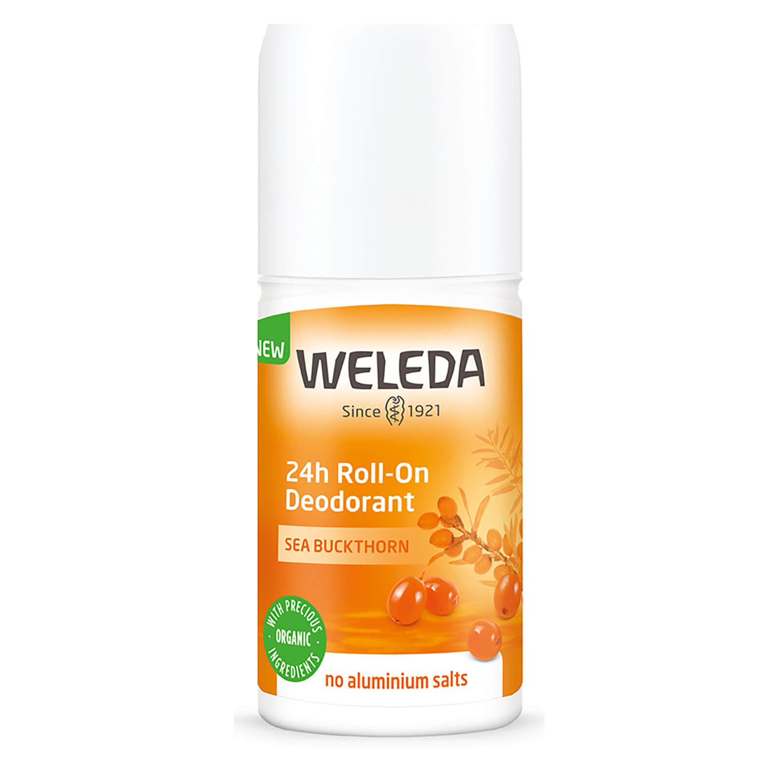 Image of Weleda Sea Buckthorn 24h Roll-On Deodorant 50ml
