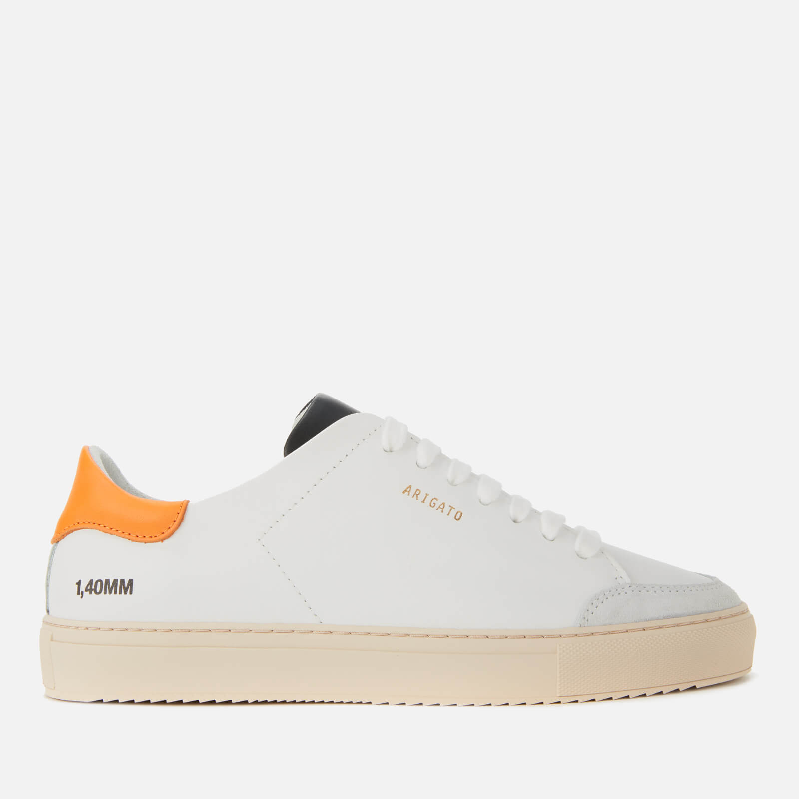 Axel Arigato Women's Clean 90 Leather Triple Cupsole Trainers - Orange/Black/Neon - UK 4