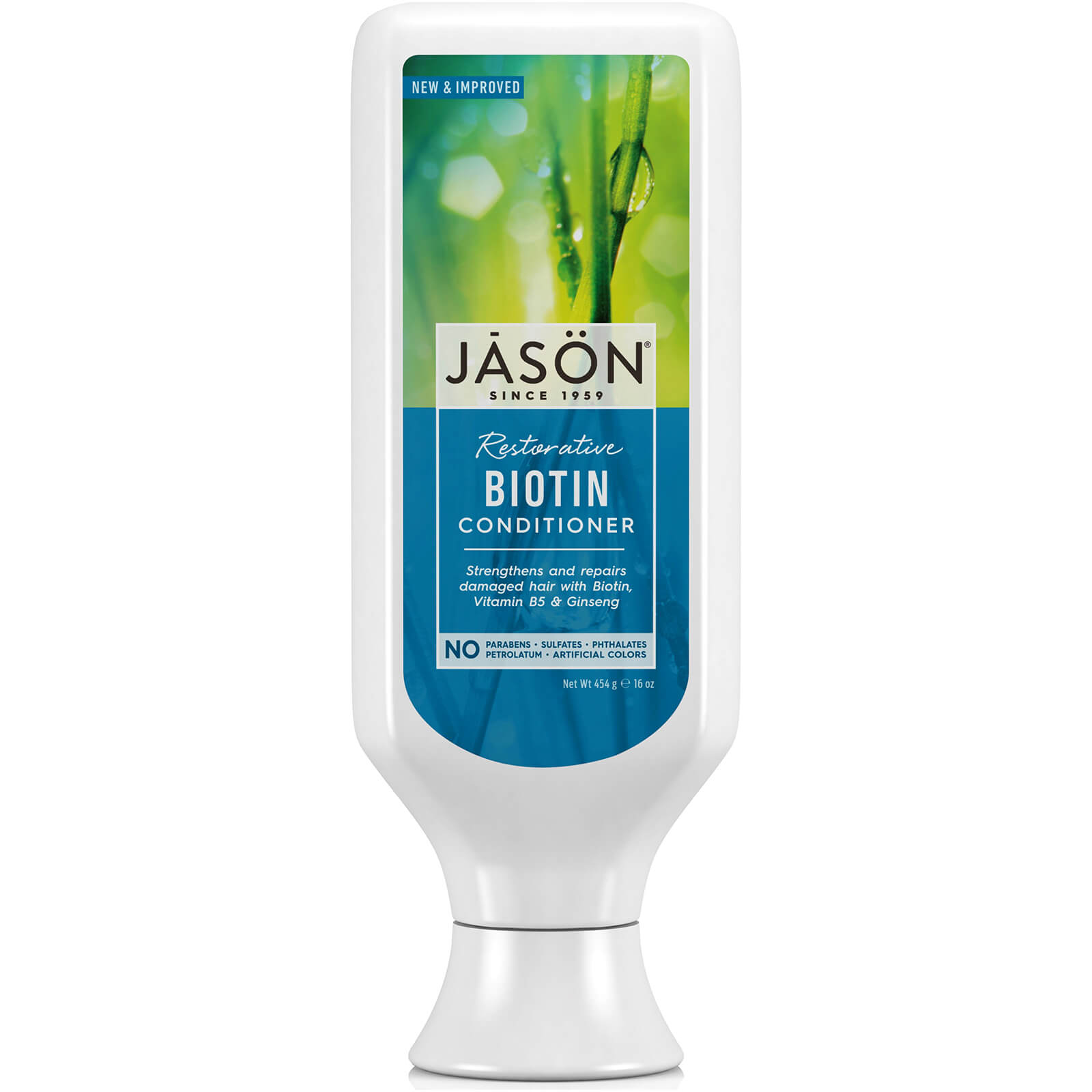 Click to view product details and reviews for Jason Hair Care Biotin And Hyaluronic Acid Conditioner 454g.
