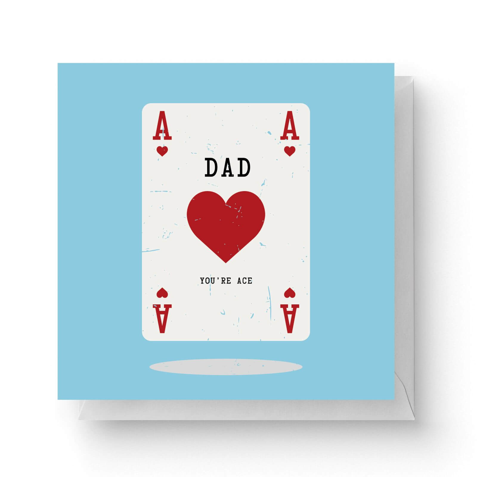 Image of Dad You're Ace Square Greetings Card (14.8cm x 14.8cm)
