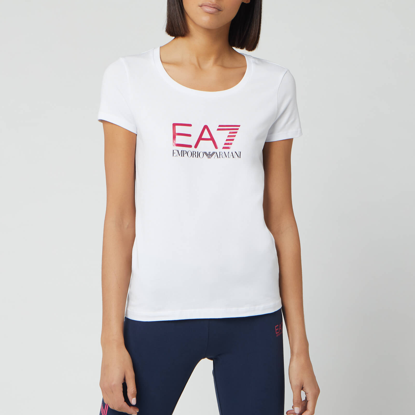 womens white armani t shirt