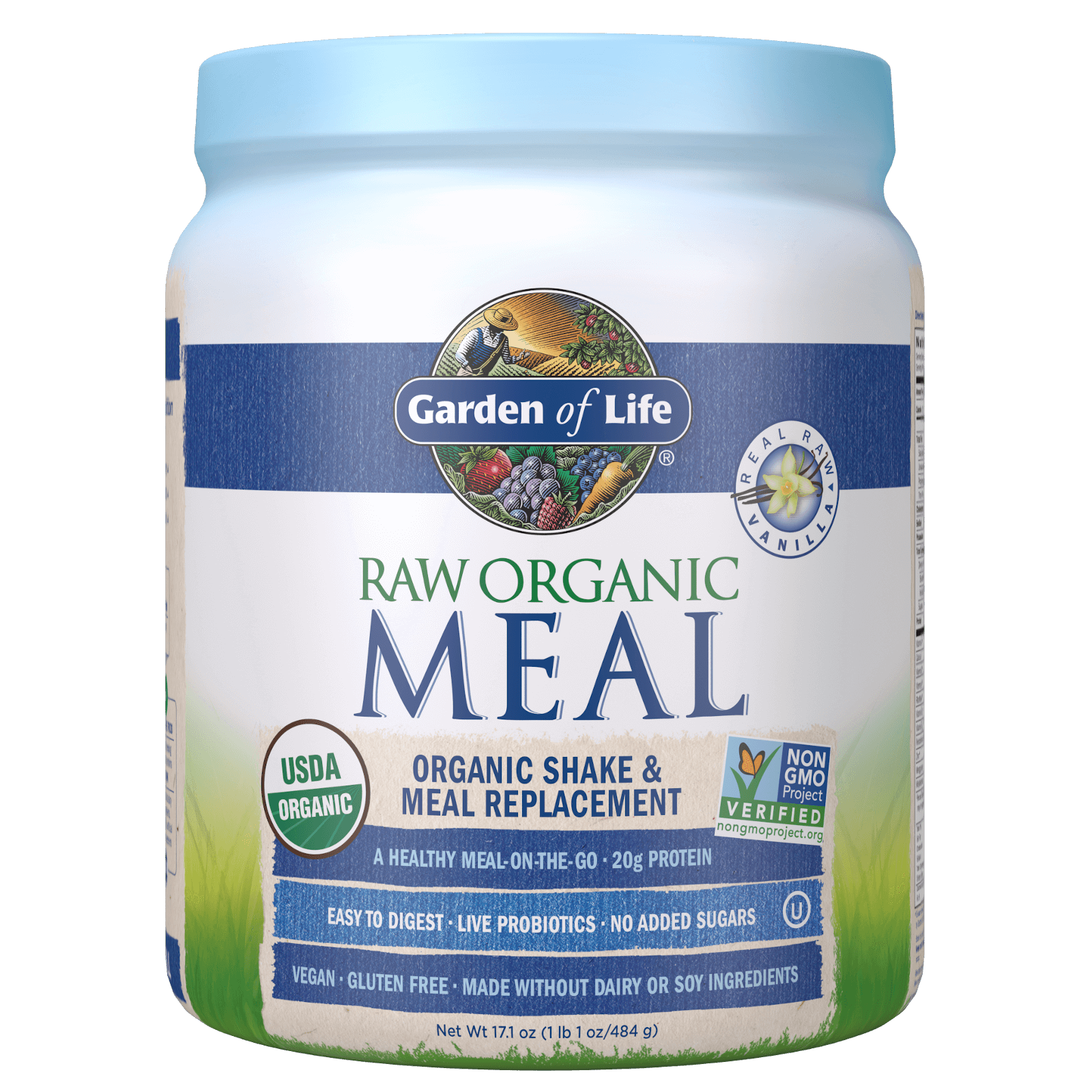 Garden Of Life Raw Organic All In One Shake Vanilla 484g Garden Of Life Nl
