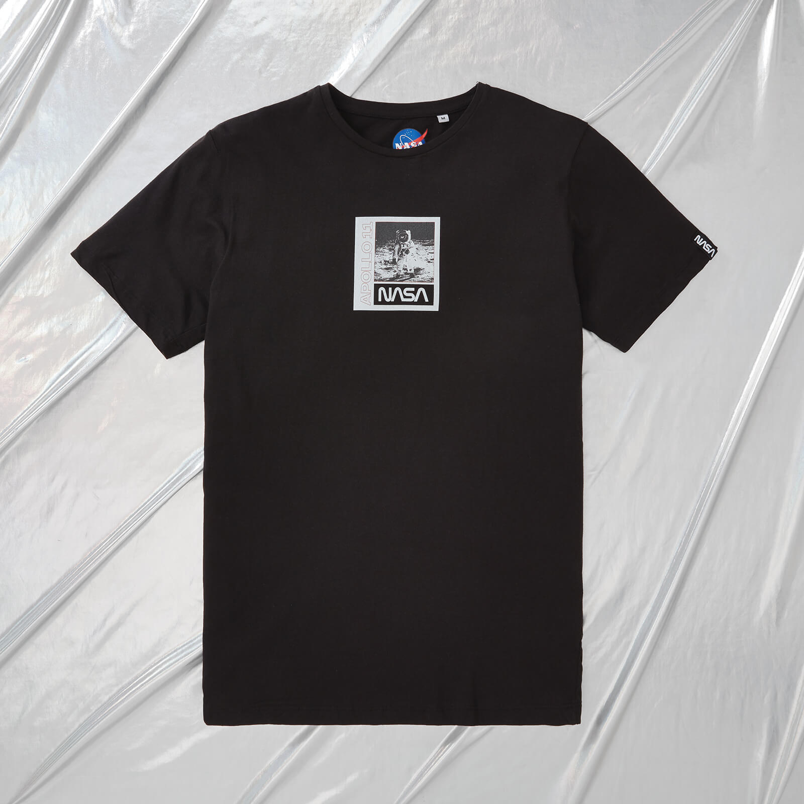 NASA Apollo 11 Moonwalk Unisex T-Shirt - Black - XL
