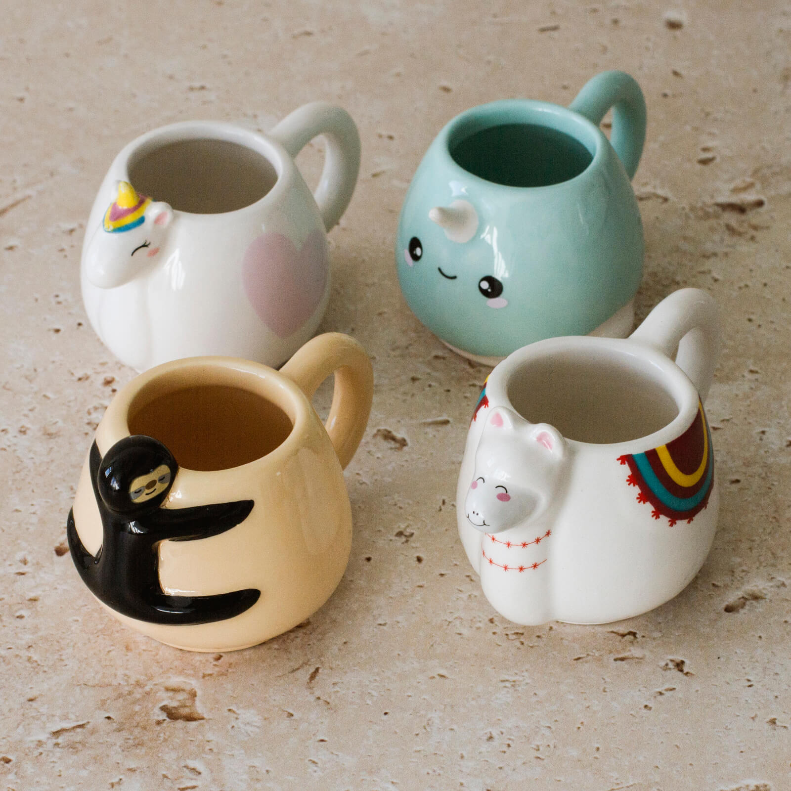Image of Animal Espresso Mug Set (Set of 4)