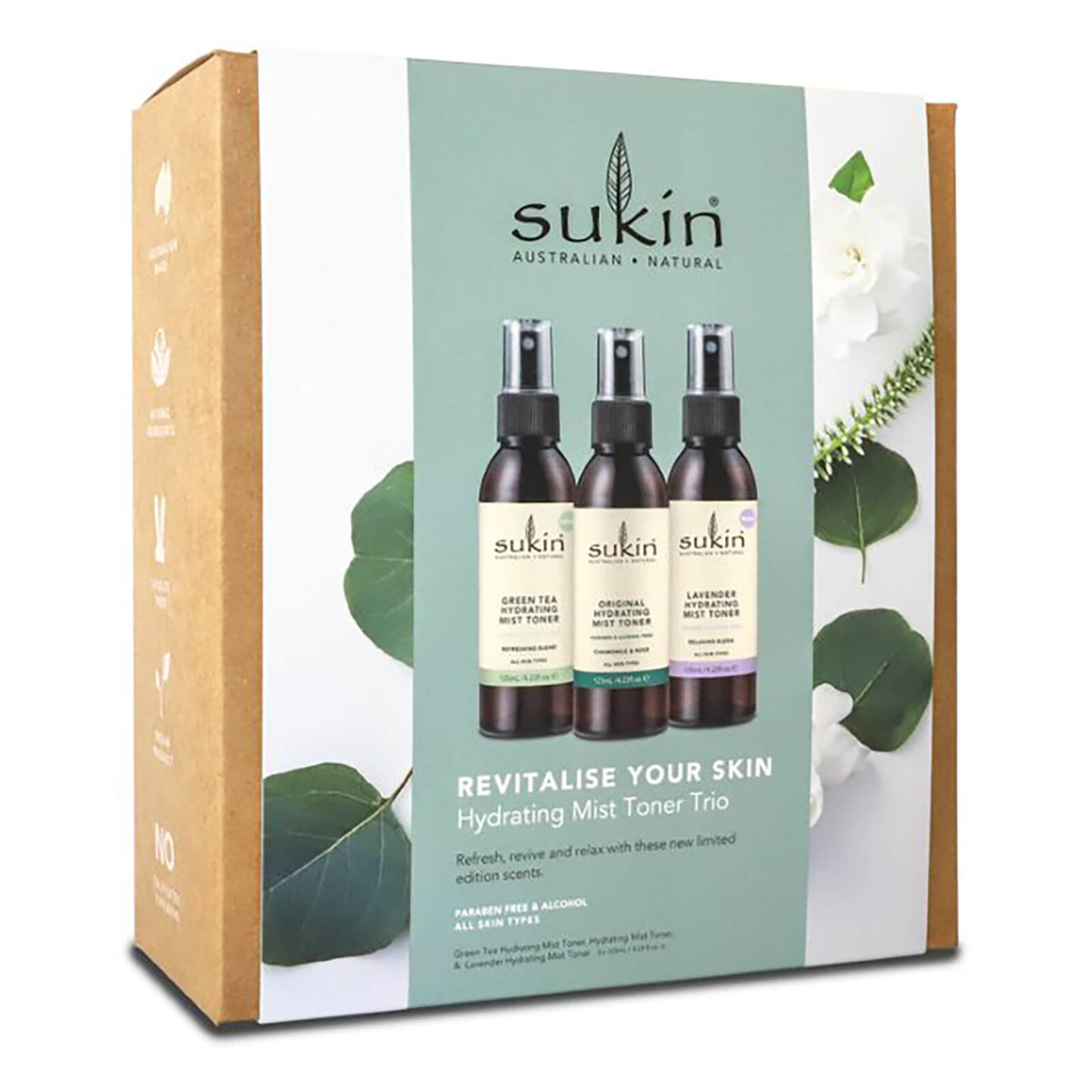 Image of Sukin Revitalize Your Skin Hydrating Mist Toner Trio Pack