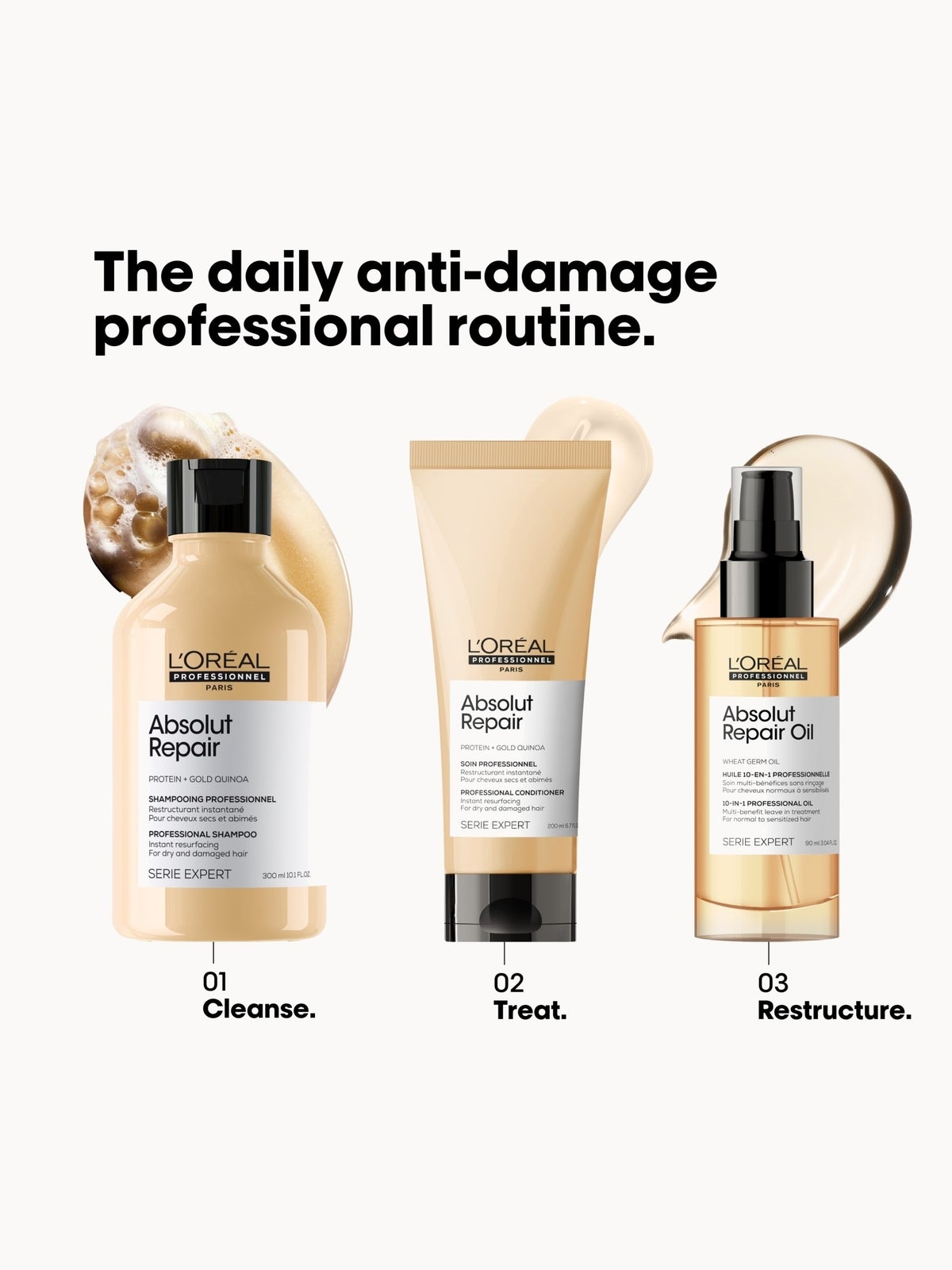 L'Oréal Professionnel Absolut Repair Hydrating Conditioner for Dry Hair 200ml, photo 4