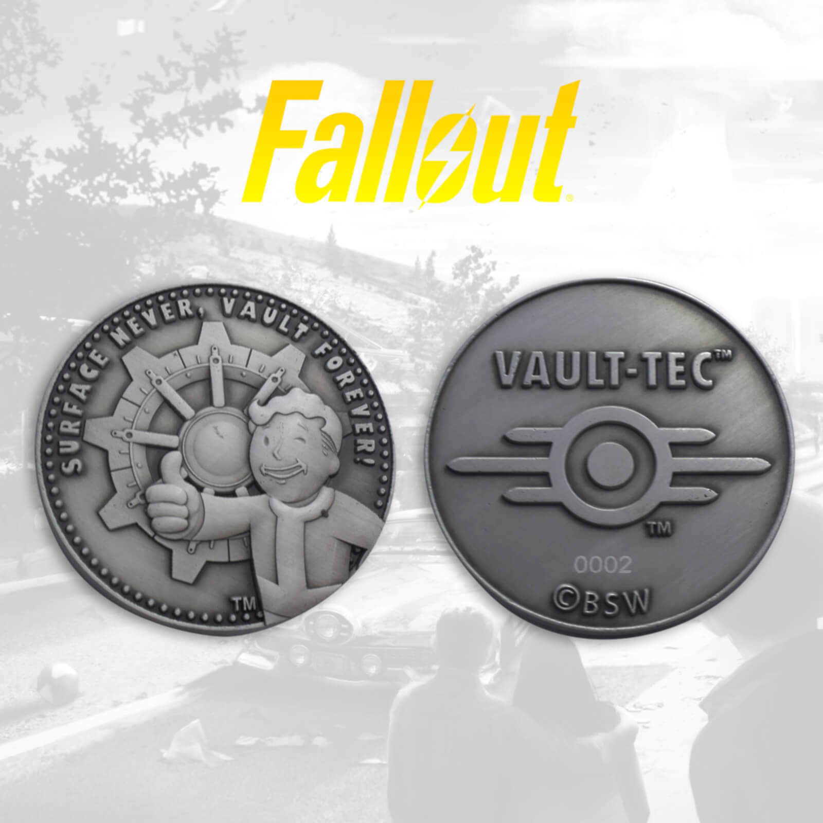 Fallout Collector's Limited Edition munt: Zilver Variant