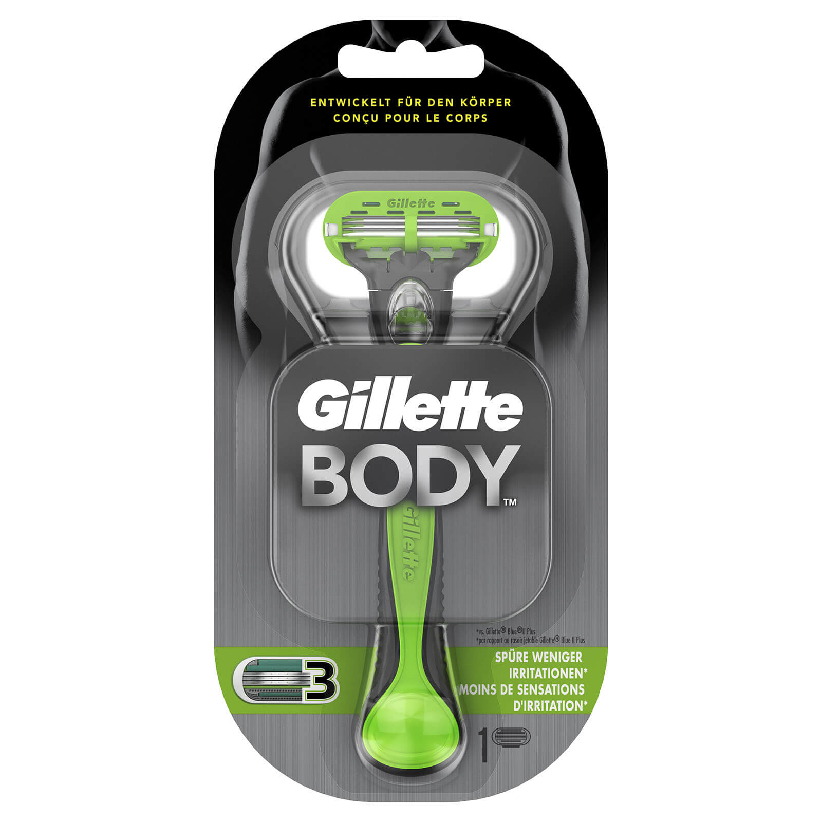 Gillette 557 Body Razor - Rasierer