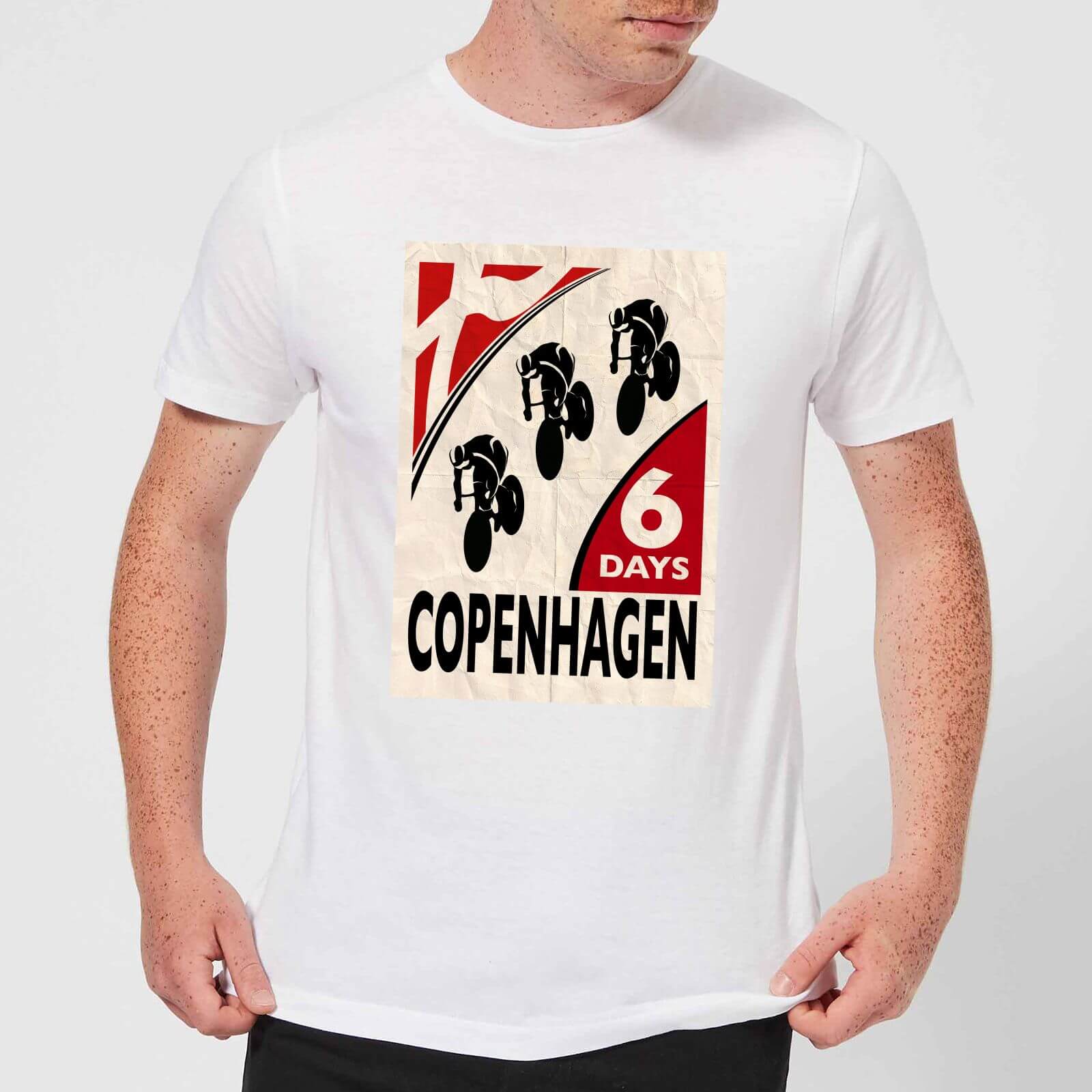 Mark Fairhurst Six Days Copenhagen Men's T-Shirt - White - XXL - White