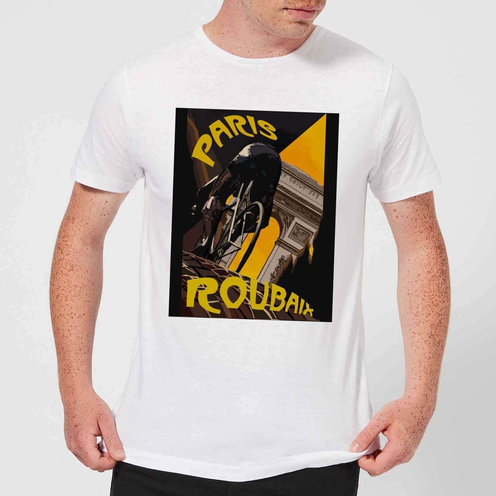 Mark Fairhurst Paris Roubaix Men's T-Shirt - White - XL