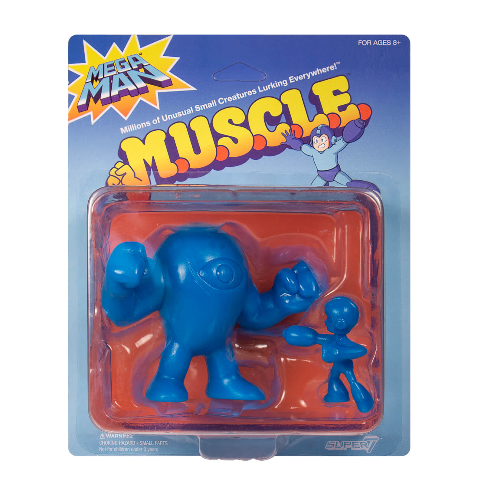 Super7 Mega Man Devil et Mega Man Blue M.U.S.C.L.E. Figurines - Exclusivite Zavvi (Pack de 2)