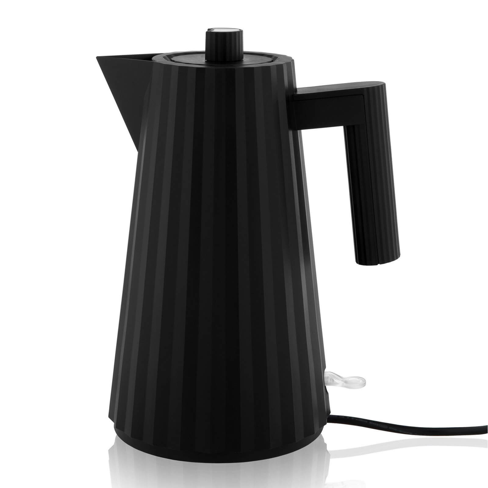 Image of Alessi Electric Kettle - Plisse Black - 1.7L