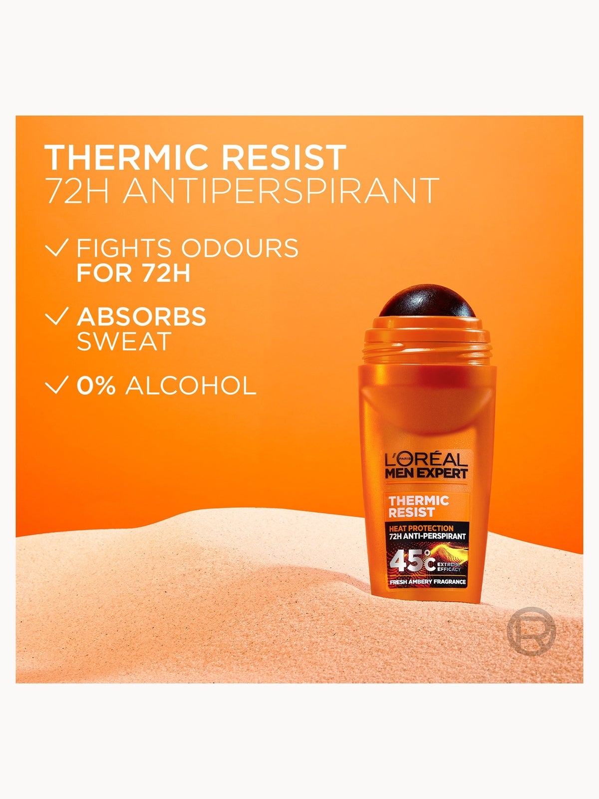 L'Oréal Men Expert Thermic Resist 48H Roll On Anti-Perspirant Deodorant 50ml, photo 4