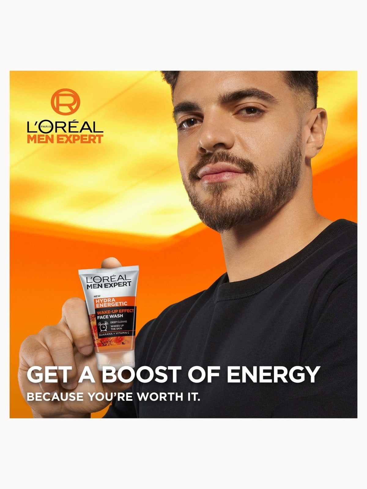 L'Oréal Men Expert Hydra Energetic Anti-Fatigue Face Wash 100ml, photo 4