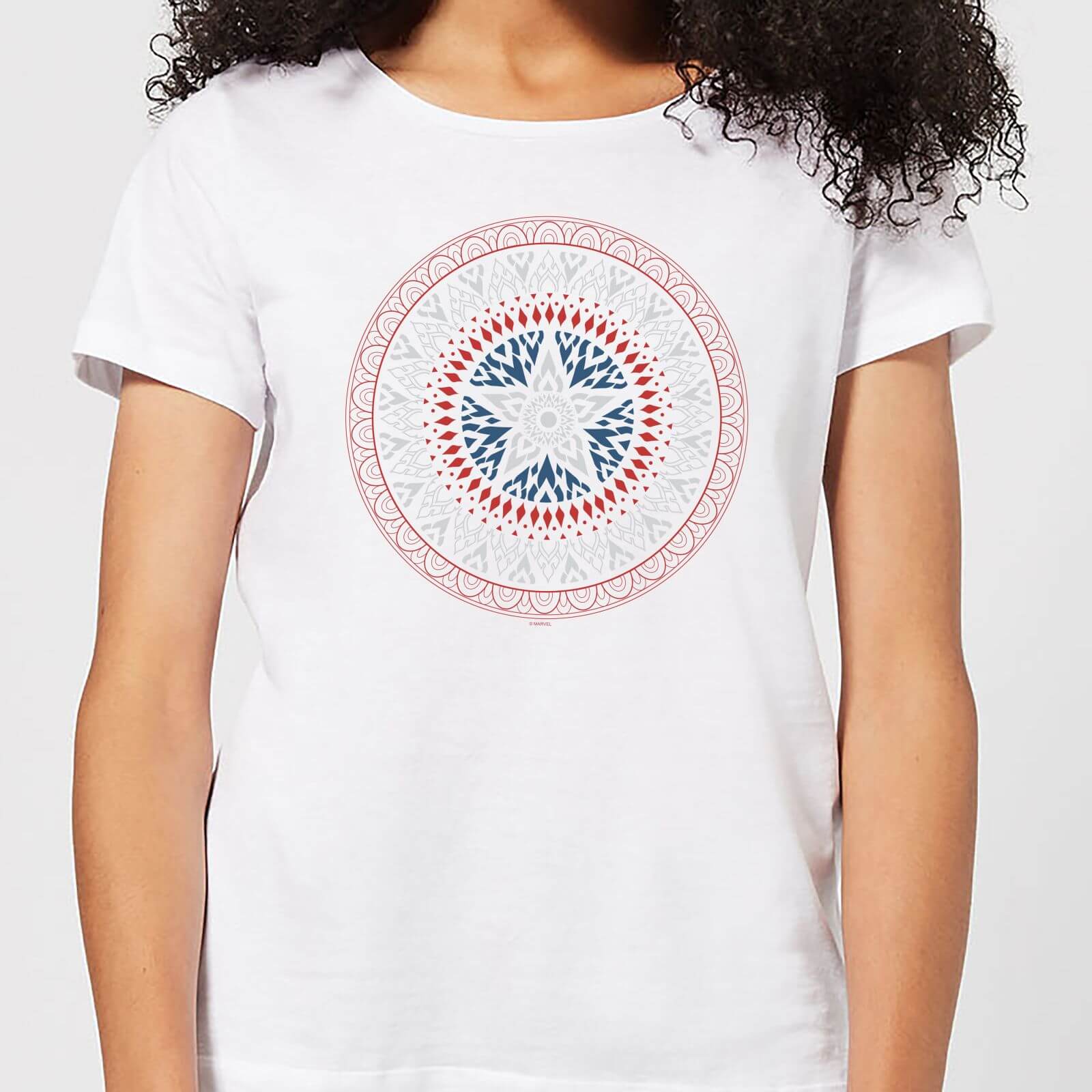 

T-Shirt Marvel Captain America Oriental Shield - Bianco - Donna - XXL