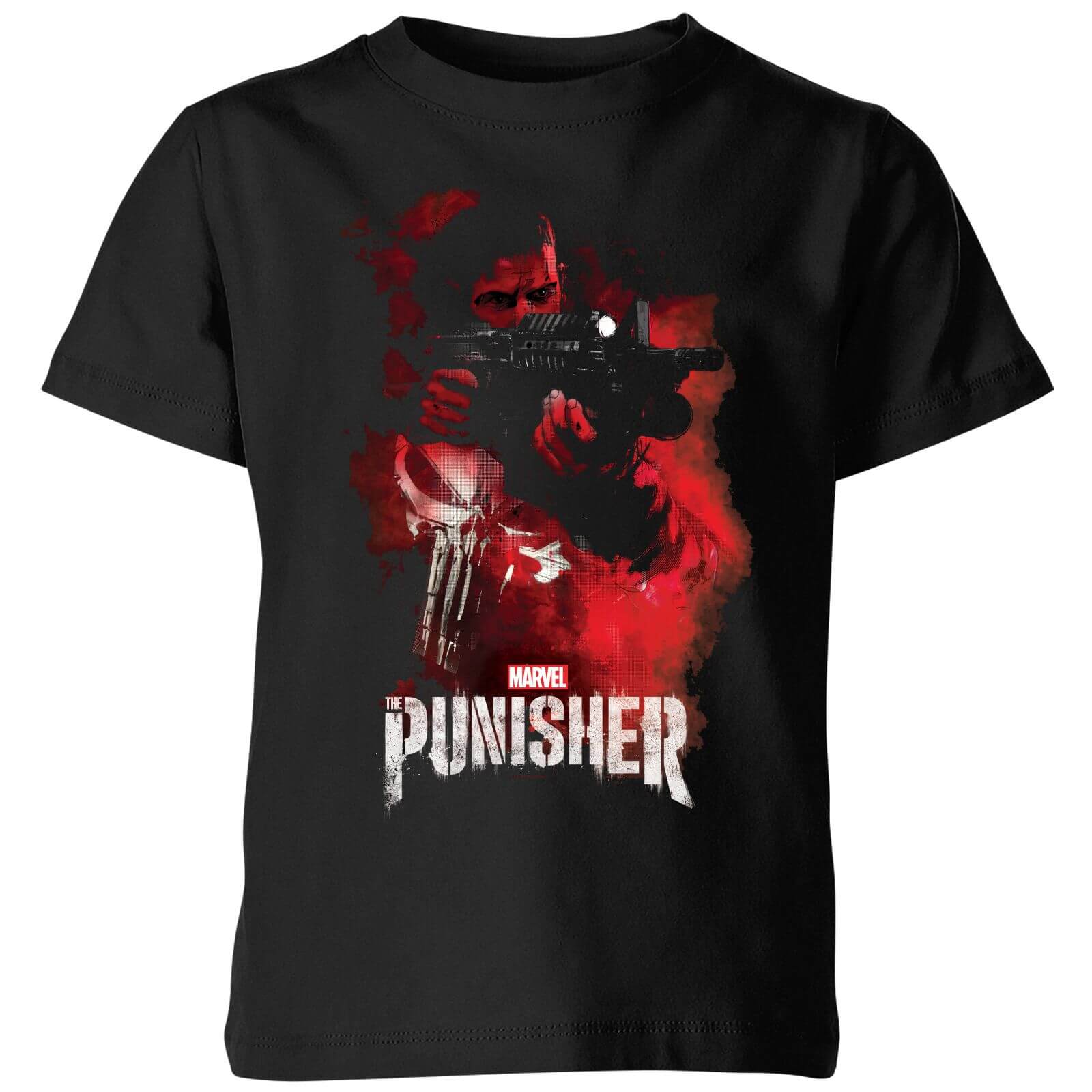 Marvel The Punisher Kids' T-Shirt - Black - 11-12 Years - Black