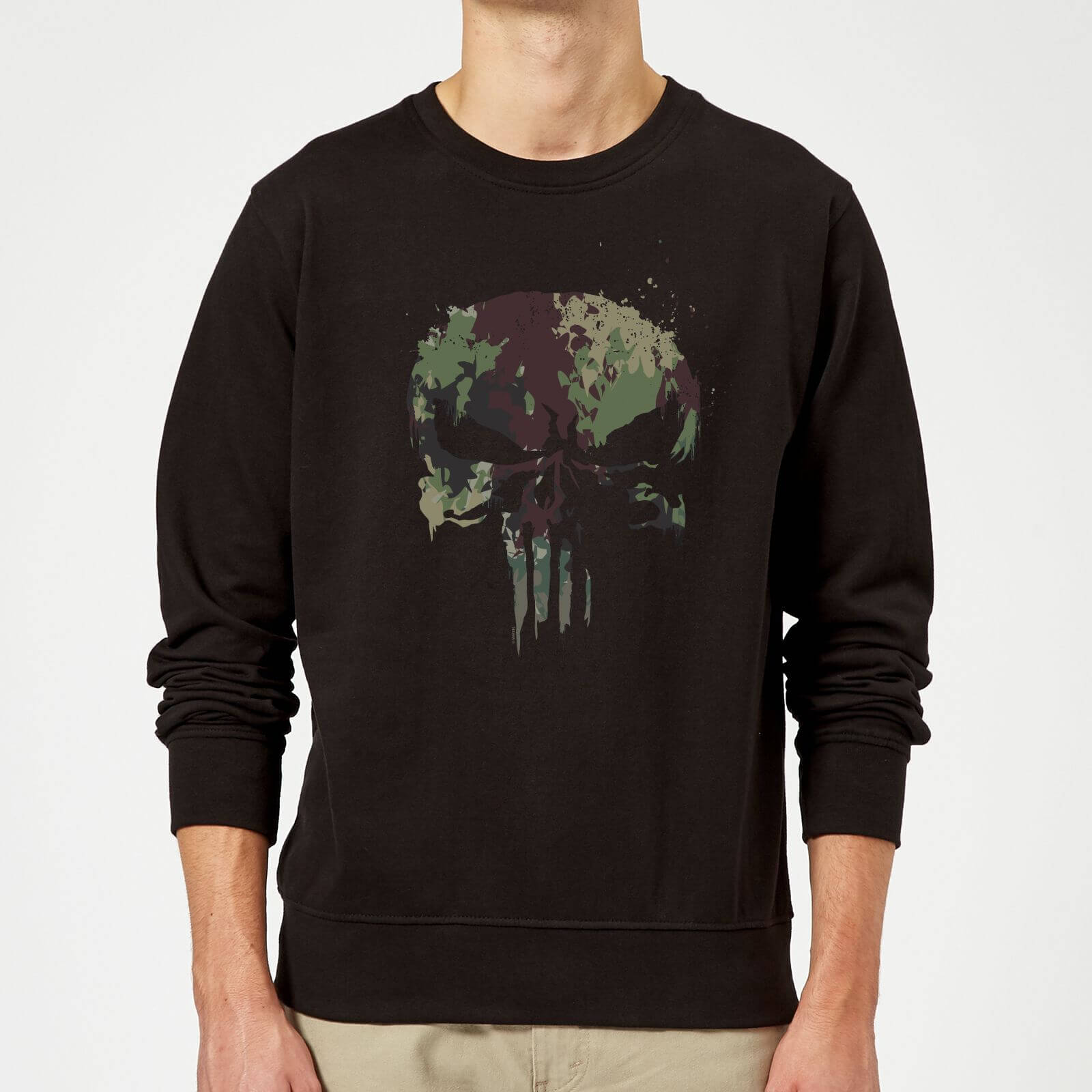 

Felpa Marvel Camo Skull - Nero - S