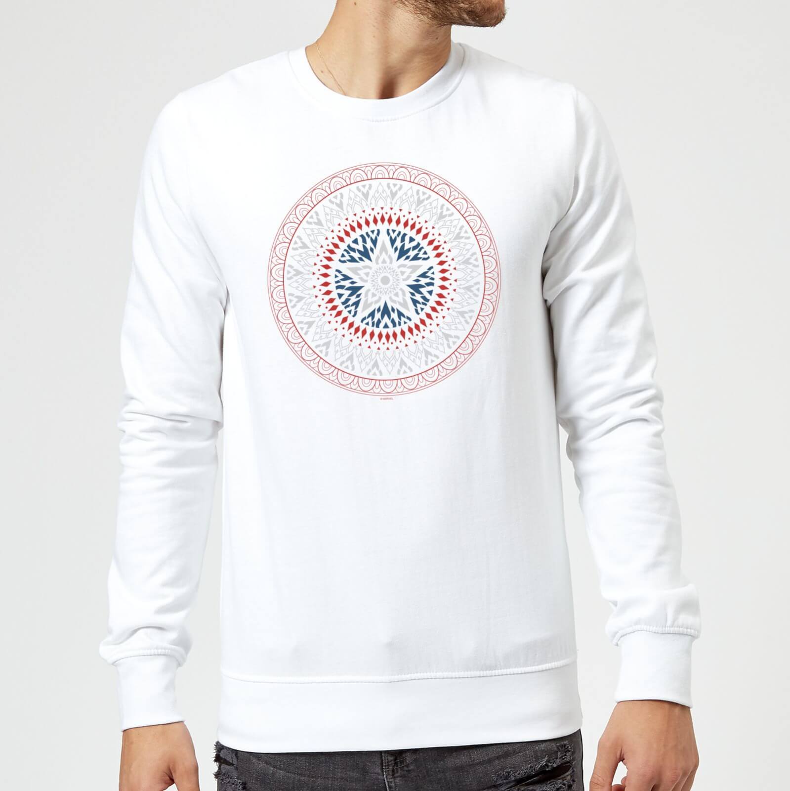 

Felpa Marvel Captain America Oriental Shield - Bianco - XXL