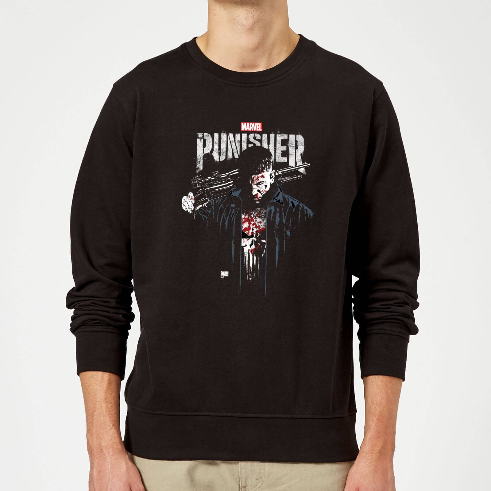 Marvel Frank Castle Sweatshirt - Black - XXL