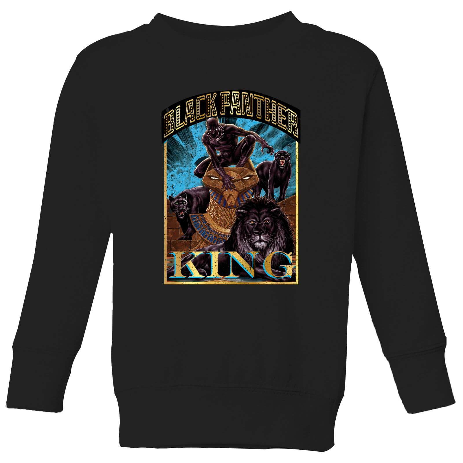 Marvel Black Panther Homage Kids' Sweatshirt - Black - 5-6 Years