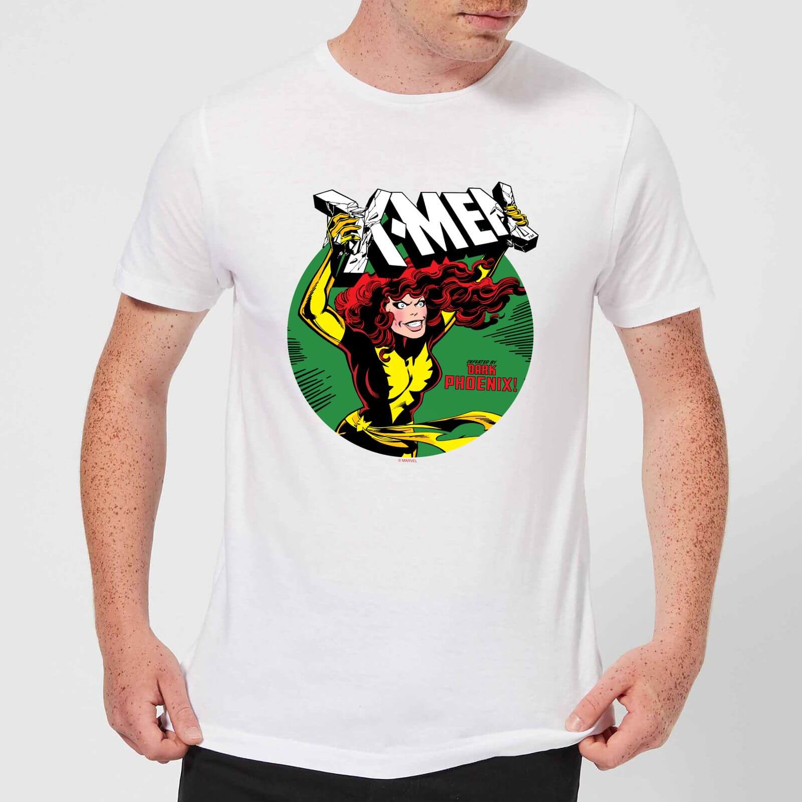 X-Men Defeated By Dark Phoenix Men's T-Shirt - White - M