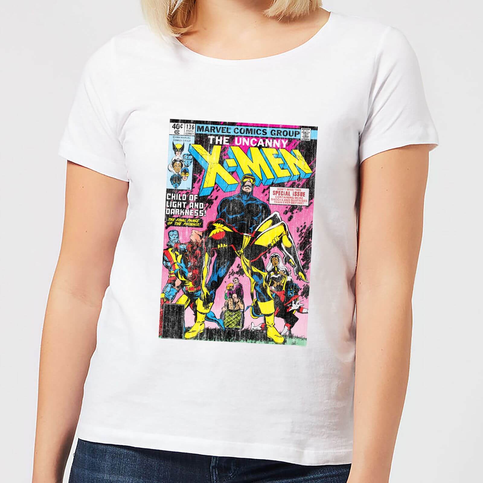 T-Shirt X-Men Final Phase Of Phoenix - Bianco - Donna - S - Bianco