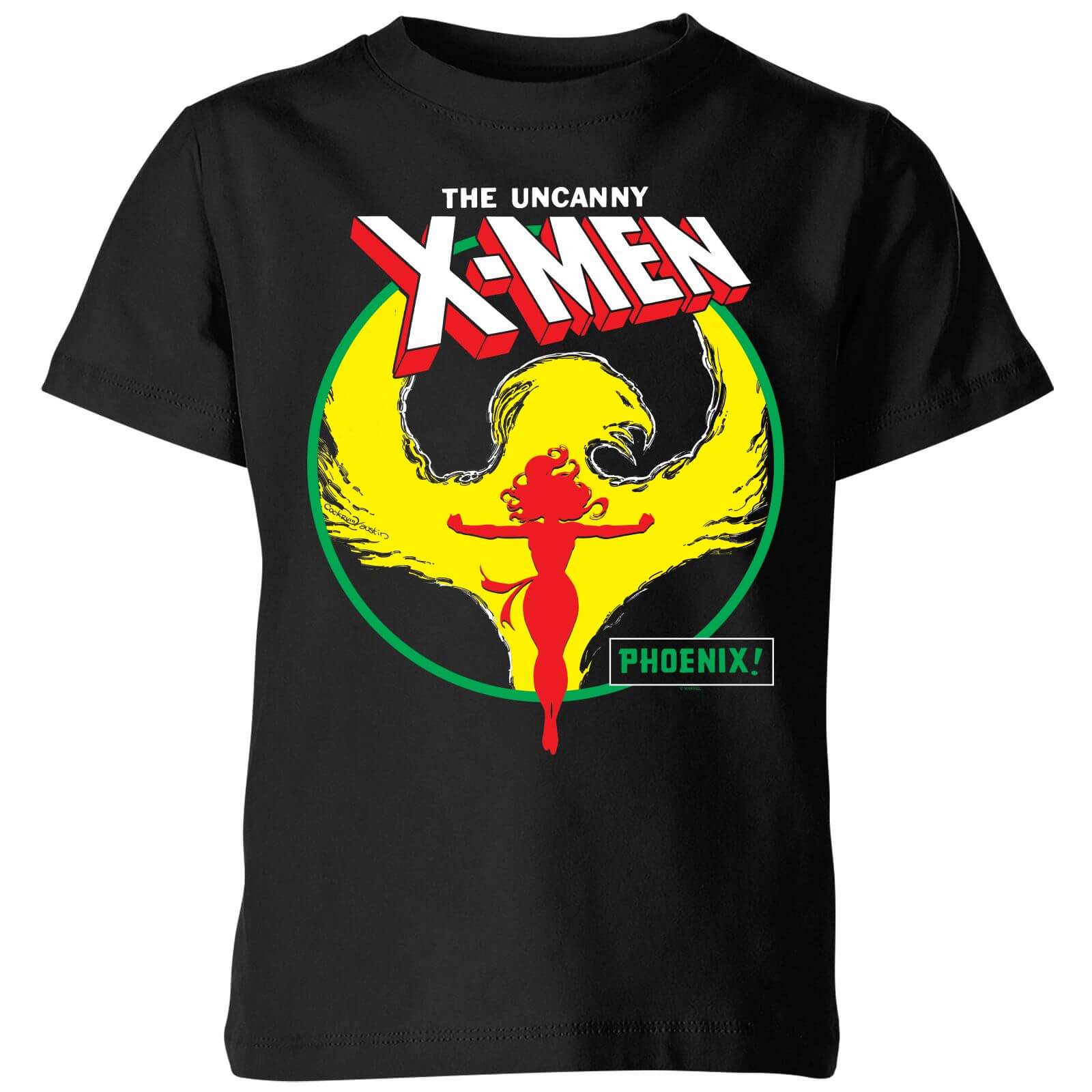 

T-Shirt X-Men Dark Phoenix Circle - Nero - Bambini - 3-4 Anni