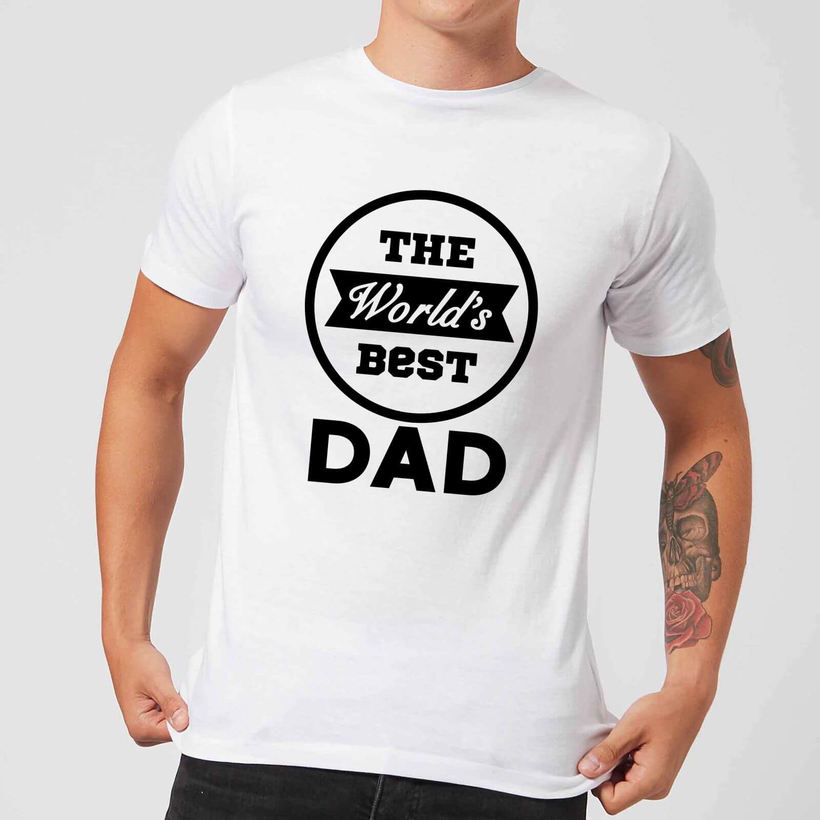 The World's Best Dad Men's T-Shirt - White - XL - White