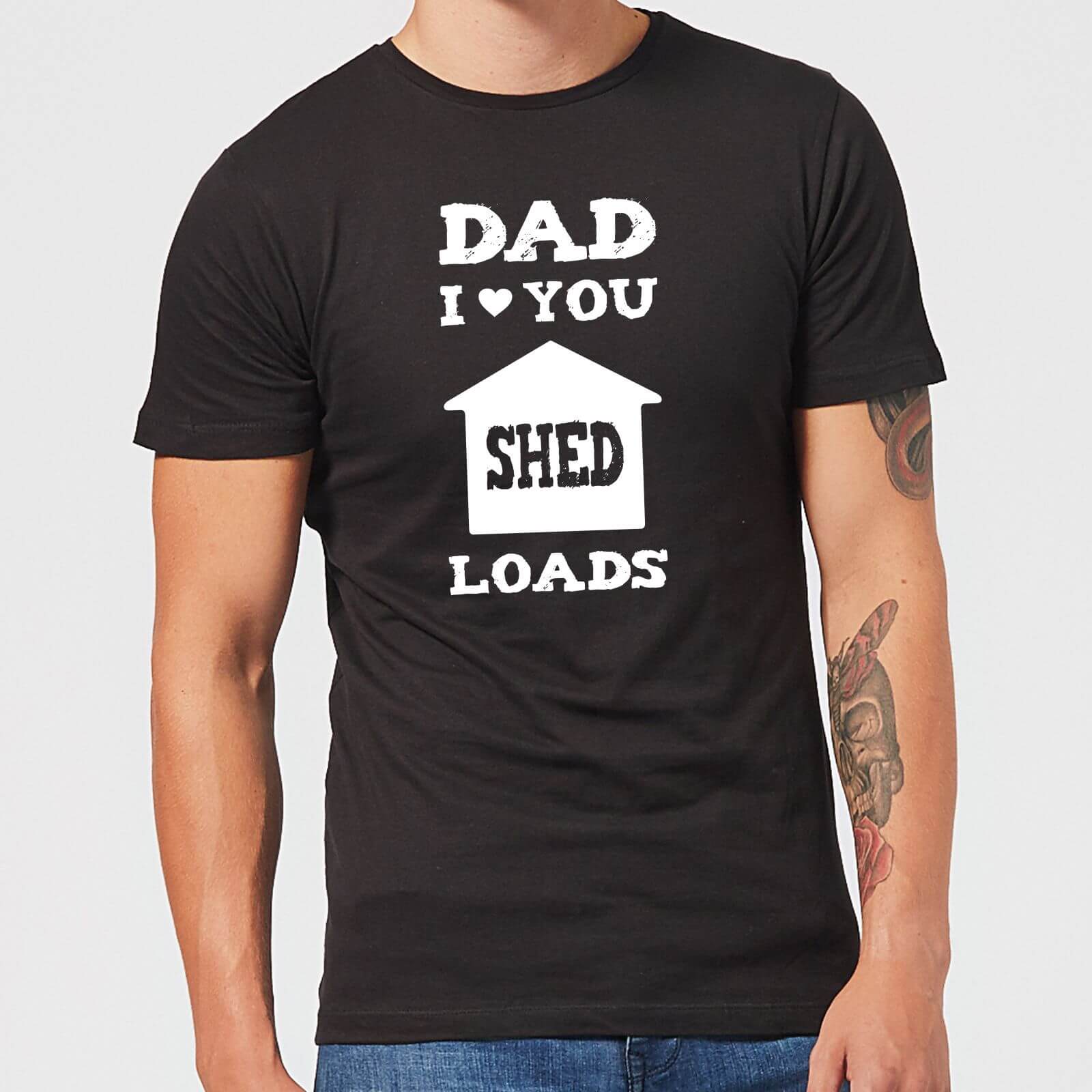 Dad I Love You Shed Loads Men's T-Shirt - Black - XS - Black