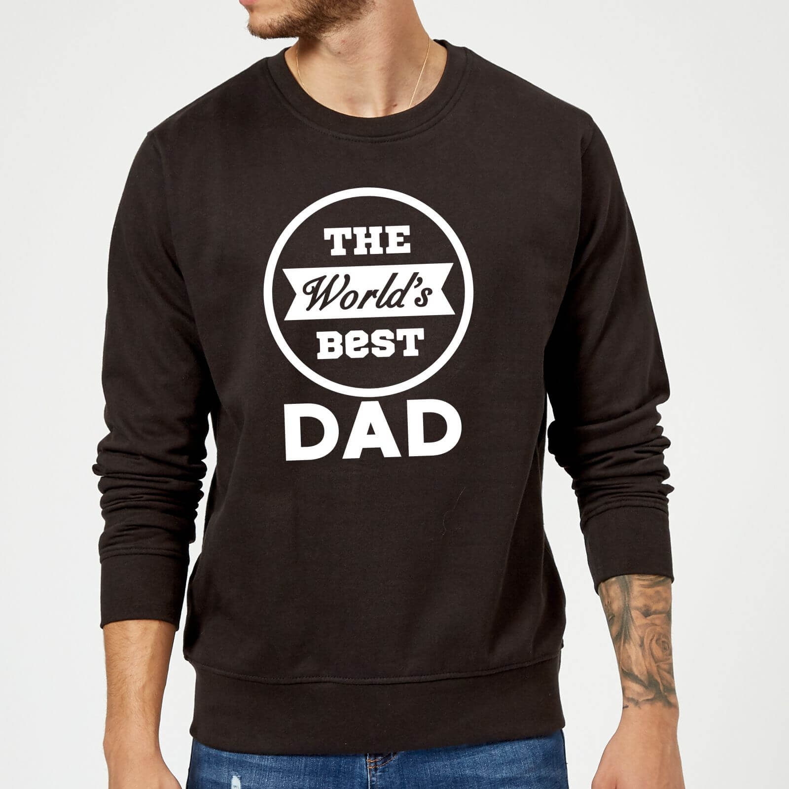 The World's Best Dad Sweatshirt - Black - 5XL - Noir