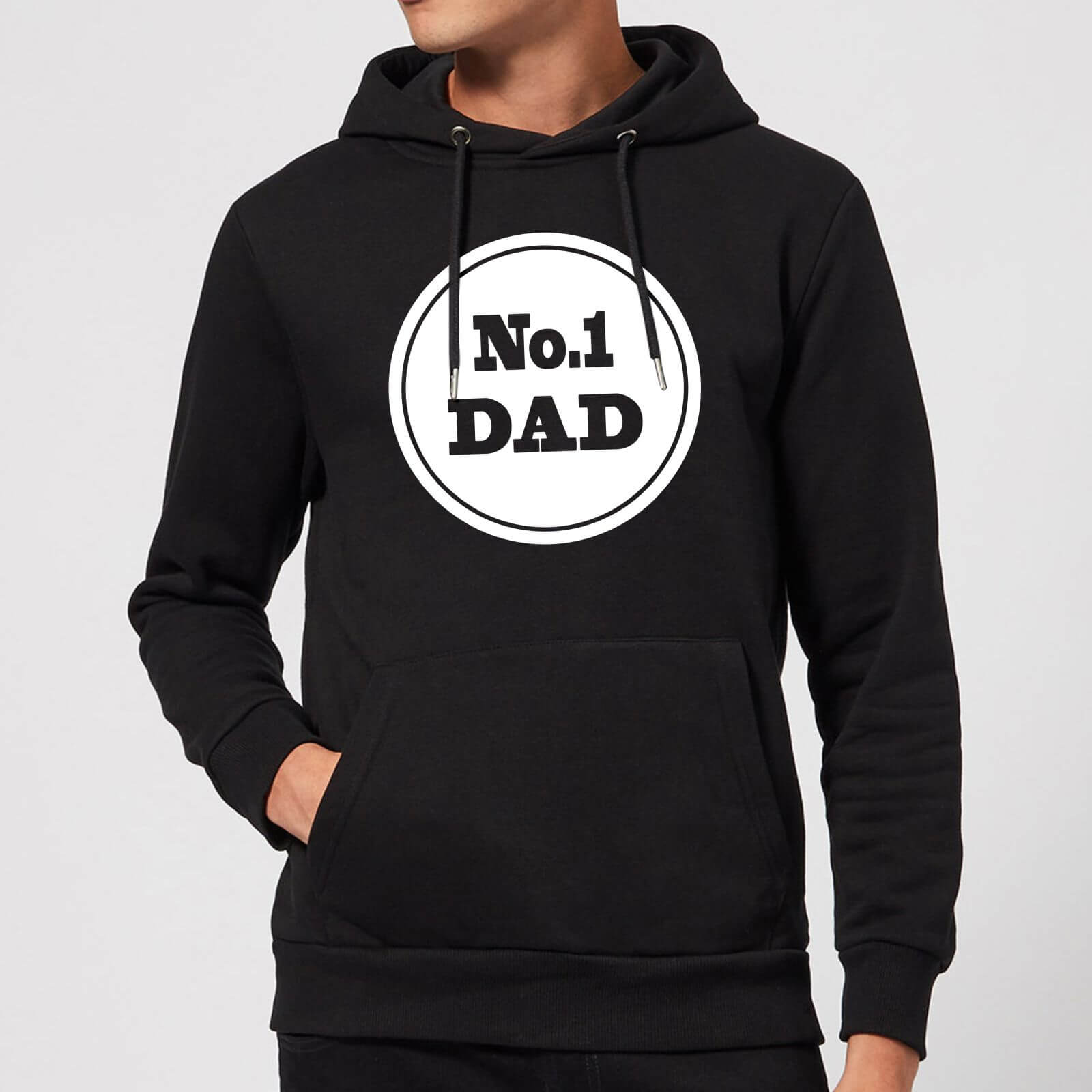 No. 1 Dad Hoodie - Black - L - Black