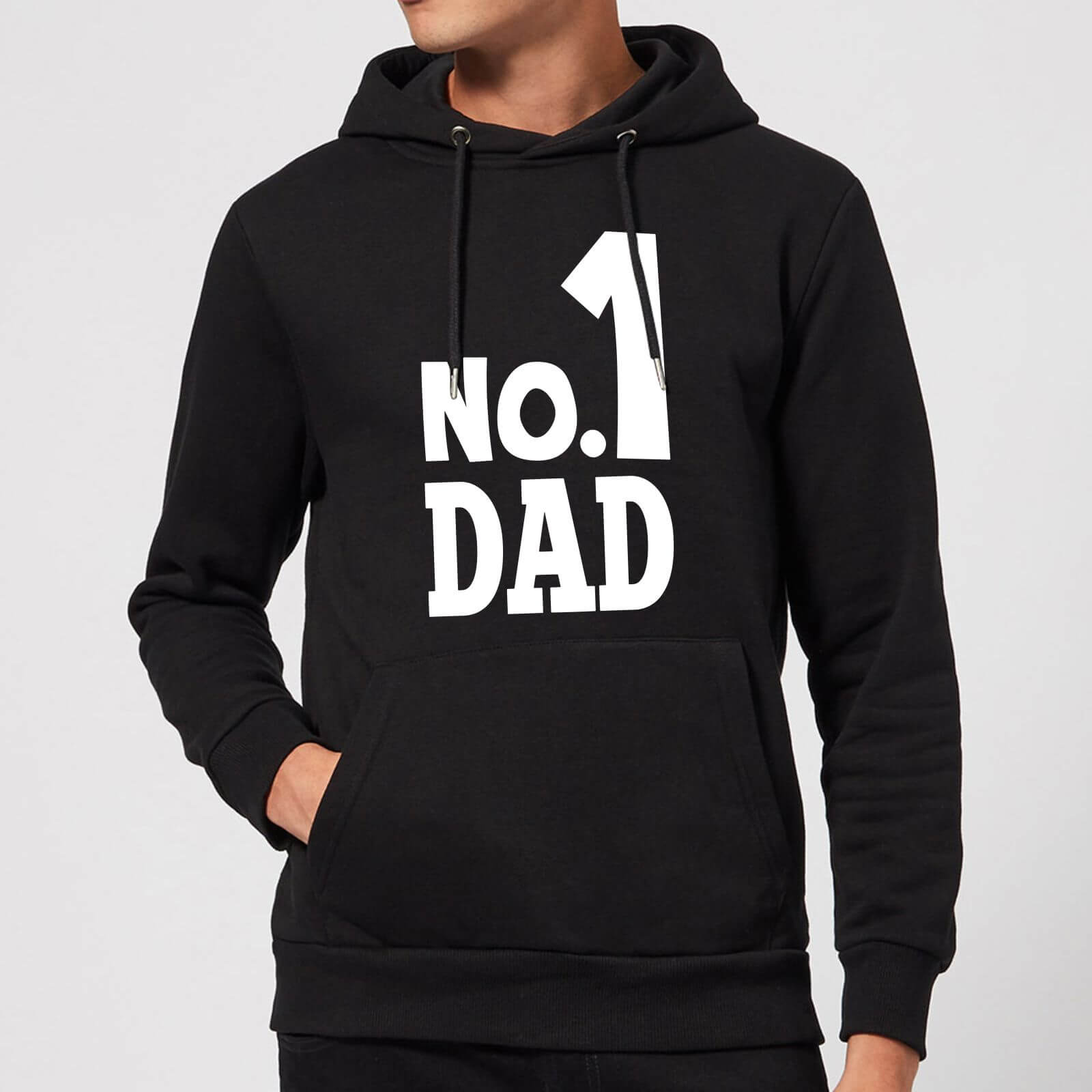 No. 1 Dad Hoodie - Black - L - Black