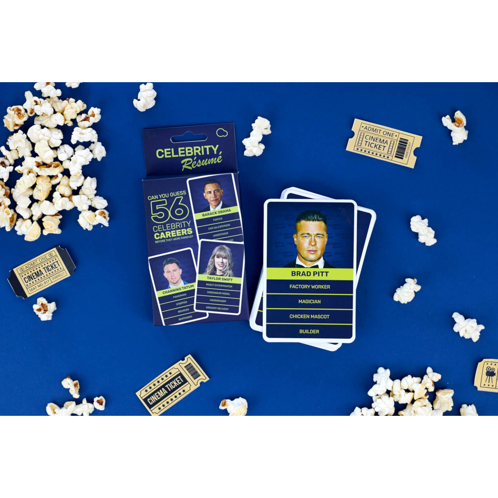 Celebrity Resume Card Game