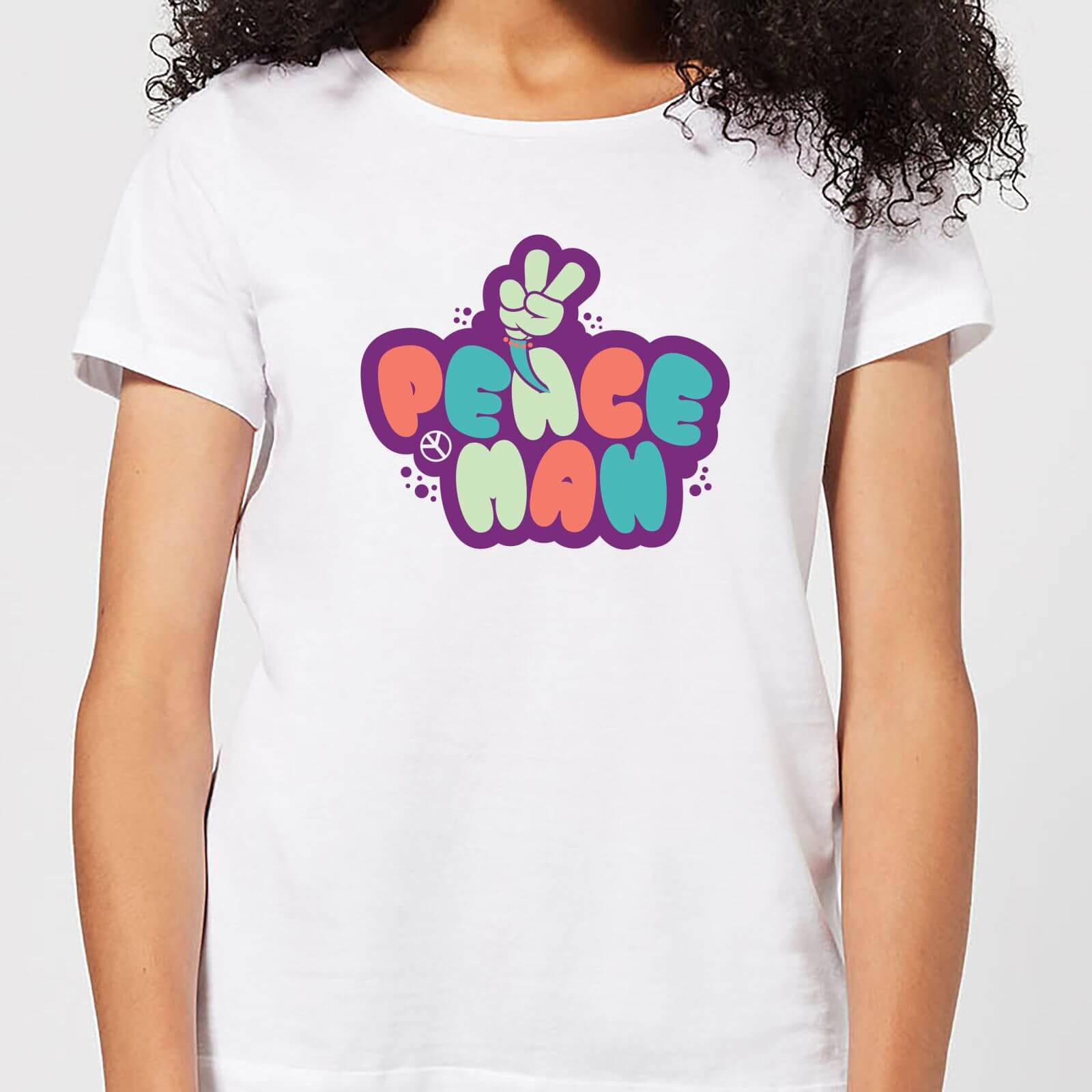 Peace Man Women's T-Shirt - White - L