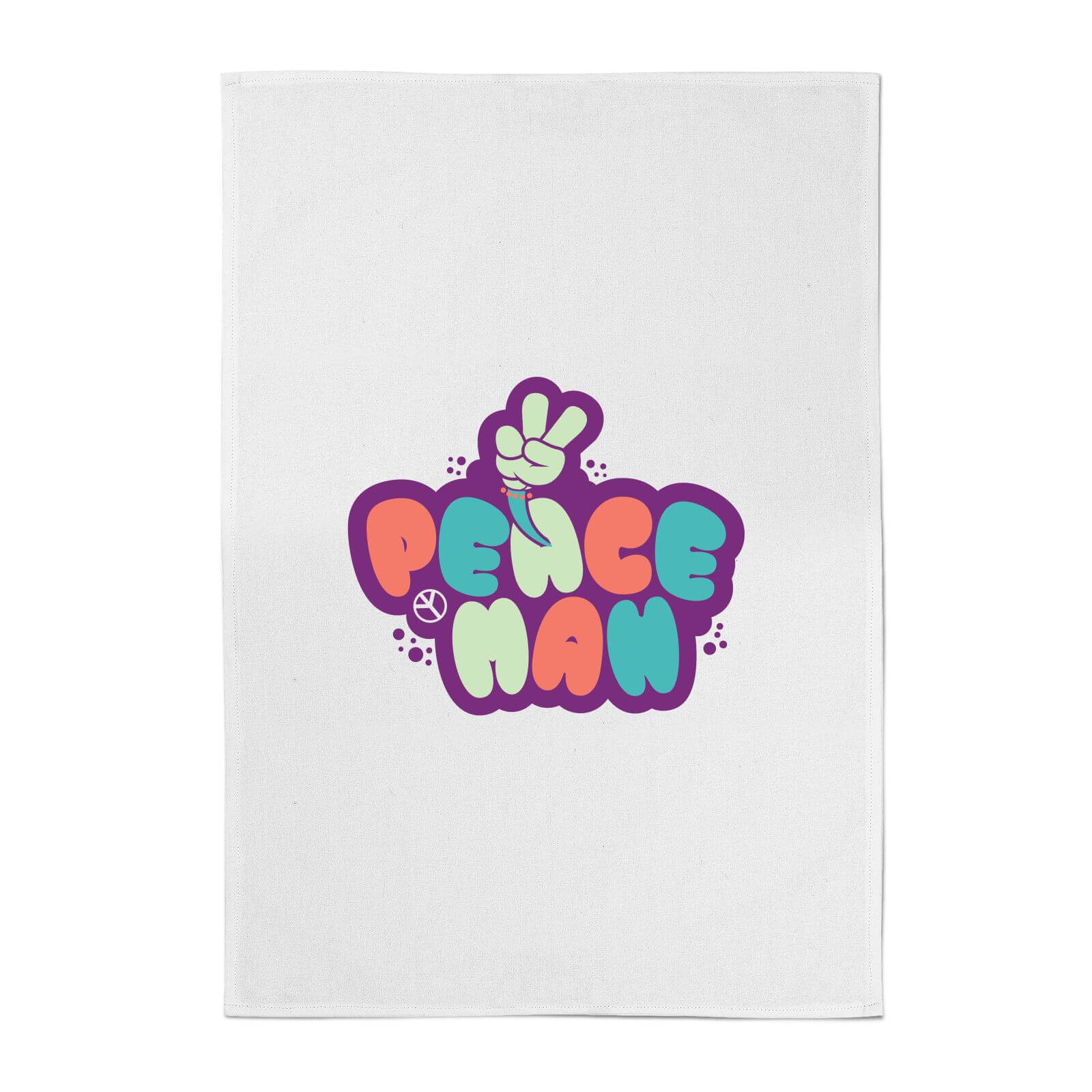 Peace Man Cotton Tea Towel