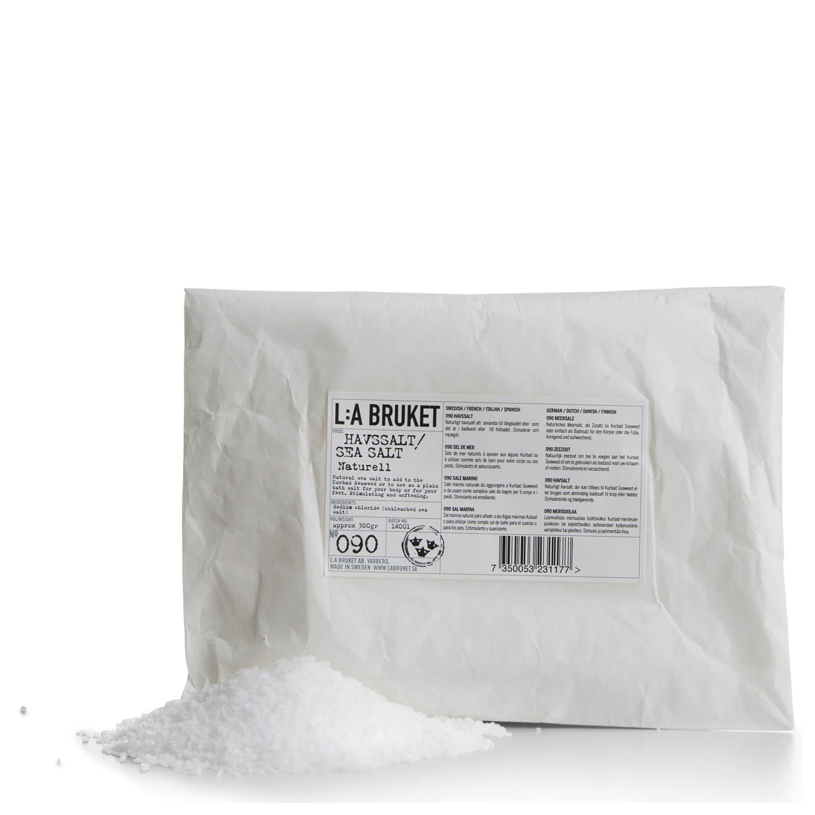 

L:A BRUKET Marigold, Orange and Geranium Sea Salt Bath 450g