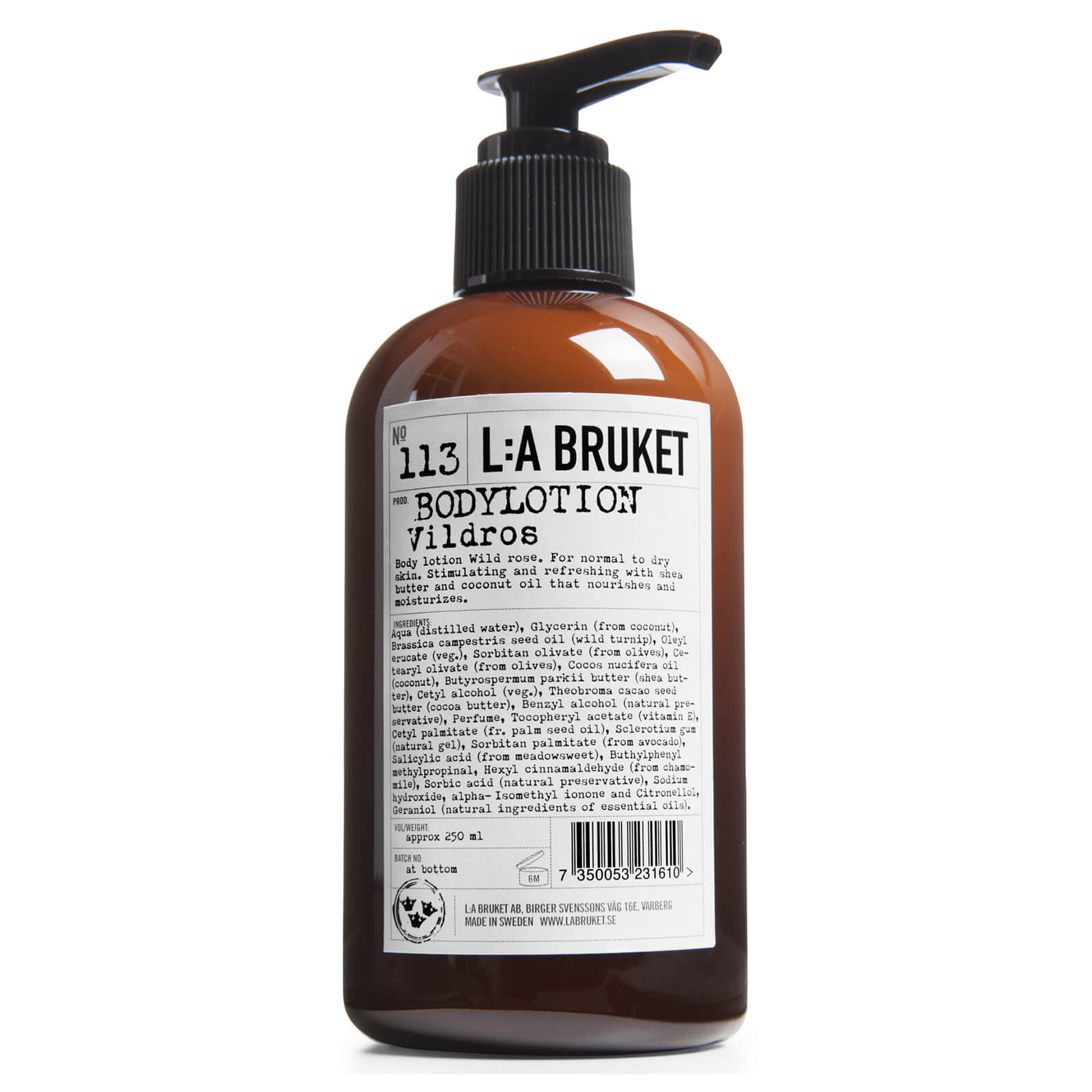 

L:A BRUKET Wild Rose Body Lotion 250ml
