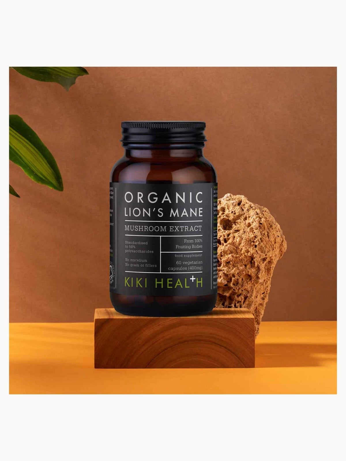KIKI Health Organic Lion's Mane Extract Mushroom (60 Vegicaps) 2