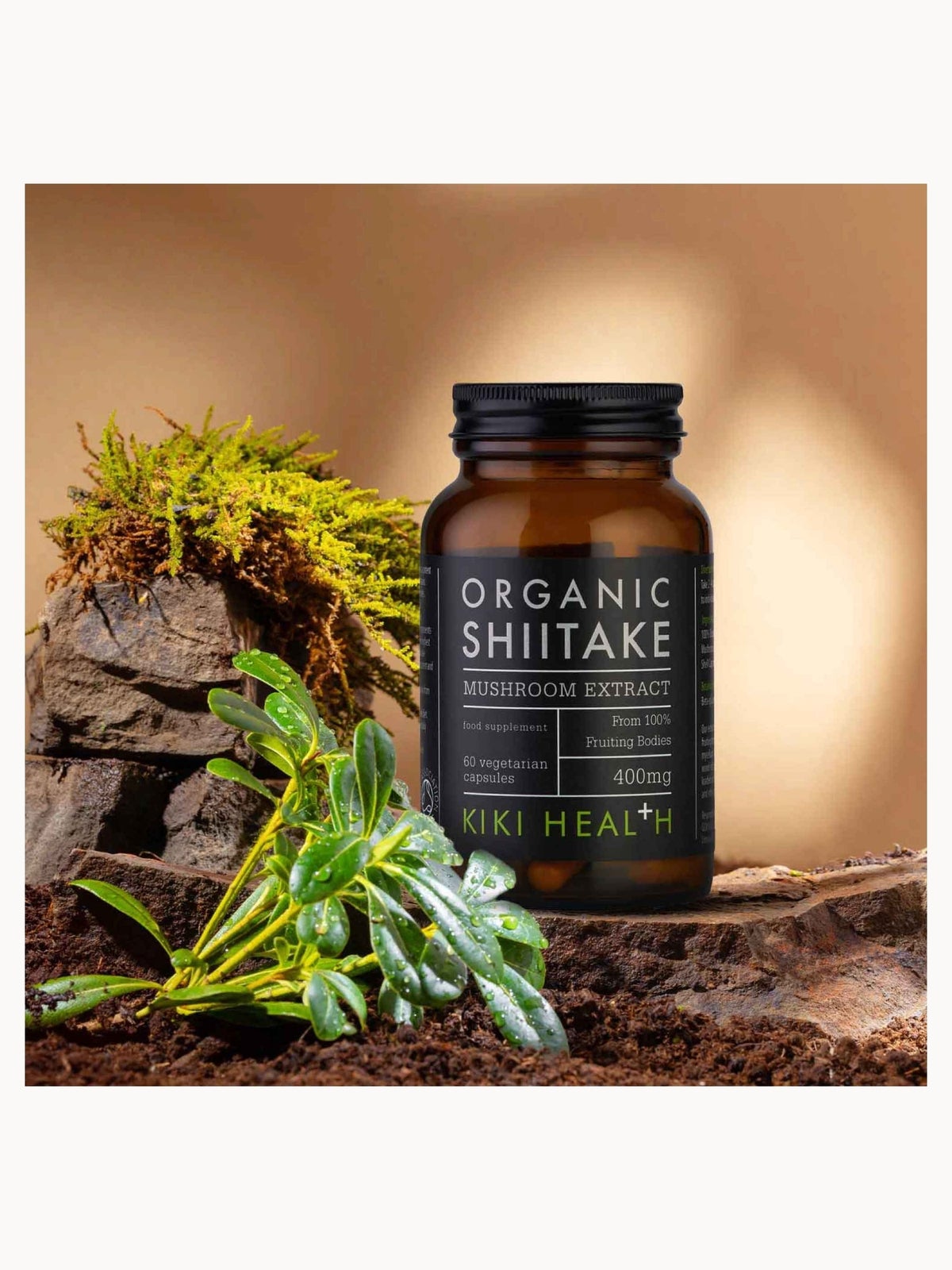 KIKI Health Organic Shiitake Extract Mushroom (60 Vegicaps) 3