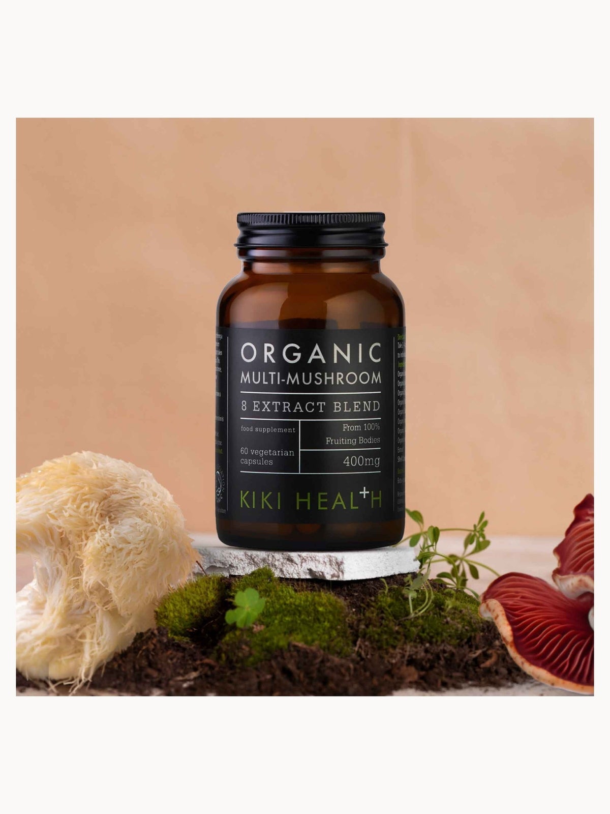 KIKI Health Organic Multi-Mushroom 8 Extract Blend (60 Vegicaps) 3