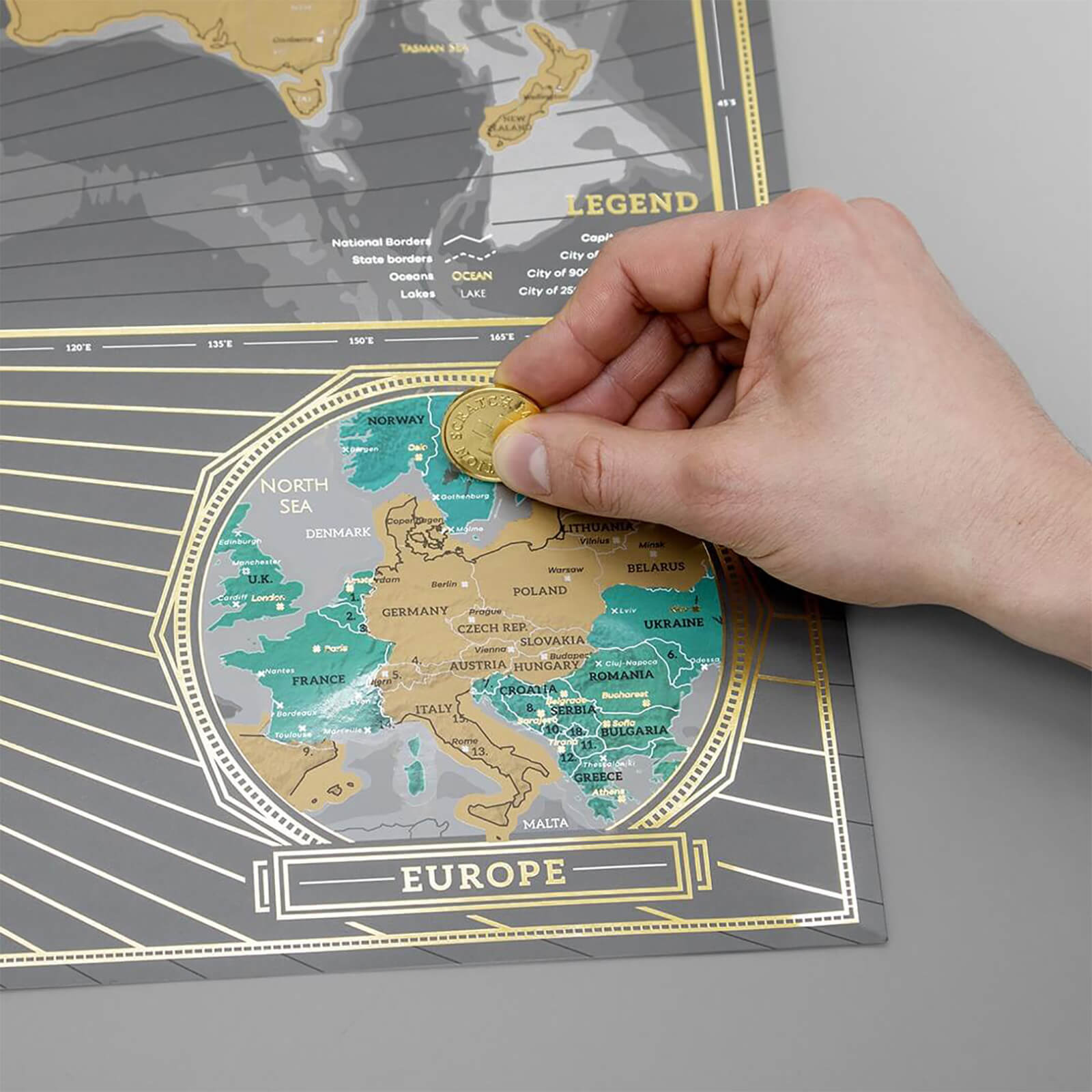 Scratch Map X Edition Scratch Map X Edition