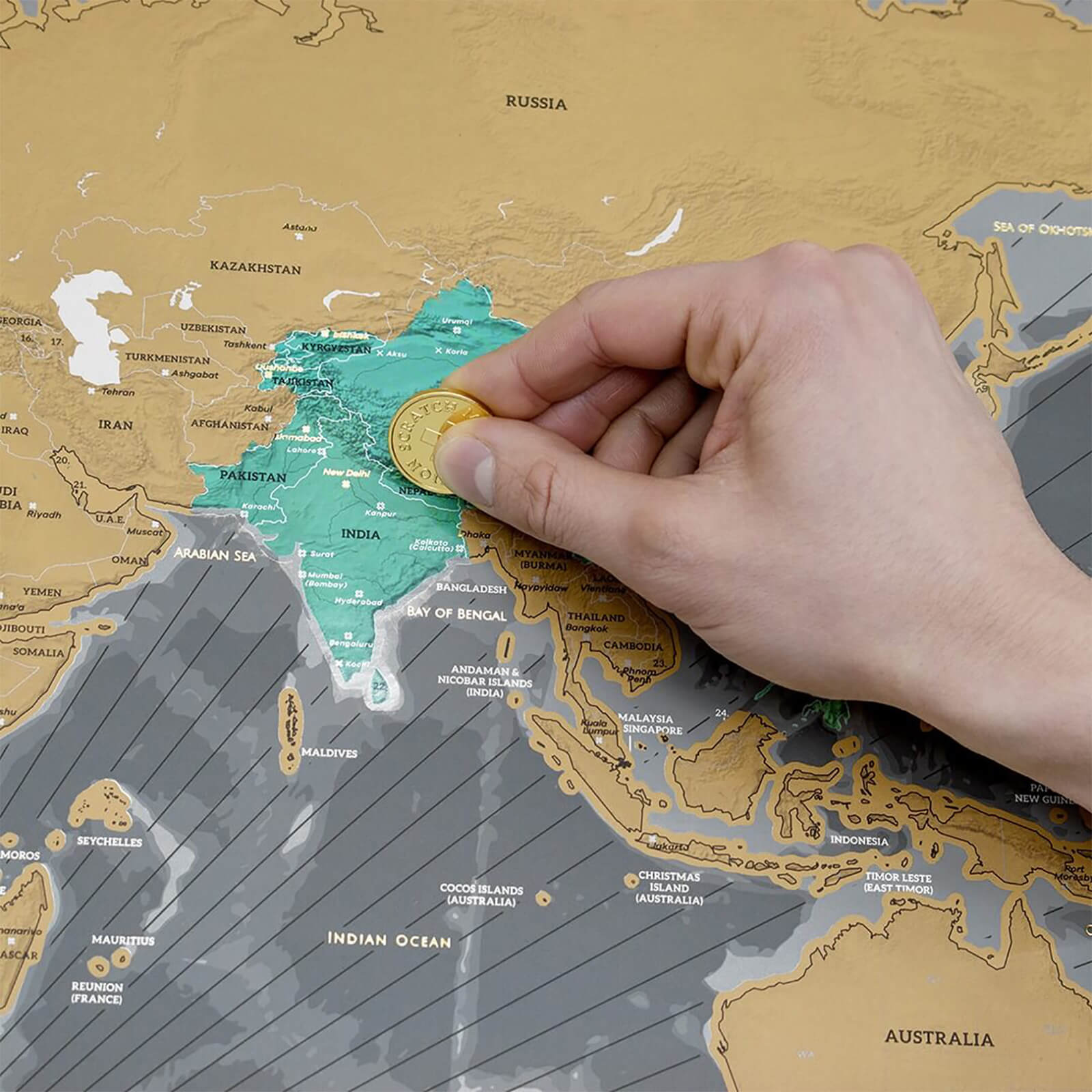 Scratch Map X Edition Scratch Map X Edition