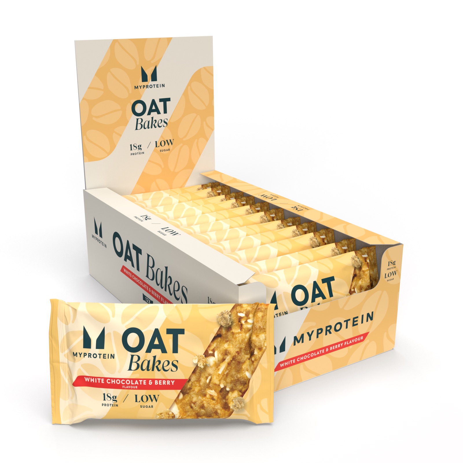 Myprotein UK MyProtein Protein Oatbakes - Berry and White Chocolate