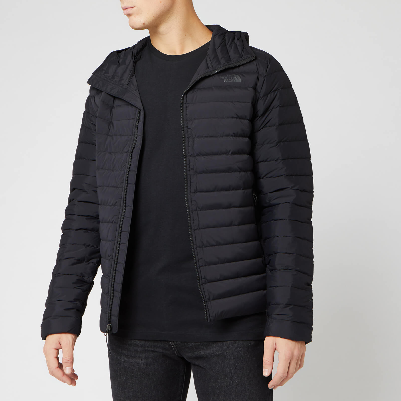 The North Face Men's Stretch Down Hooded Jacket - TNF Black - S
