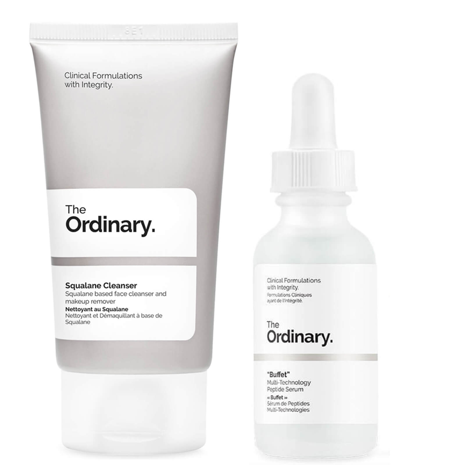 

The Ordinary Multi Peptide Serum and Squalane Cleanser