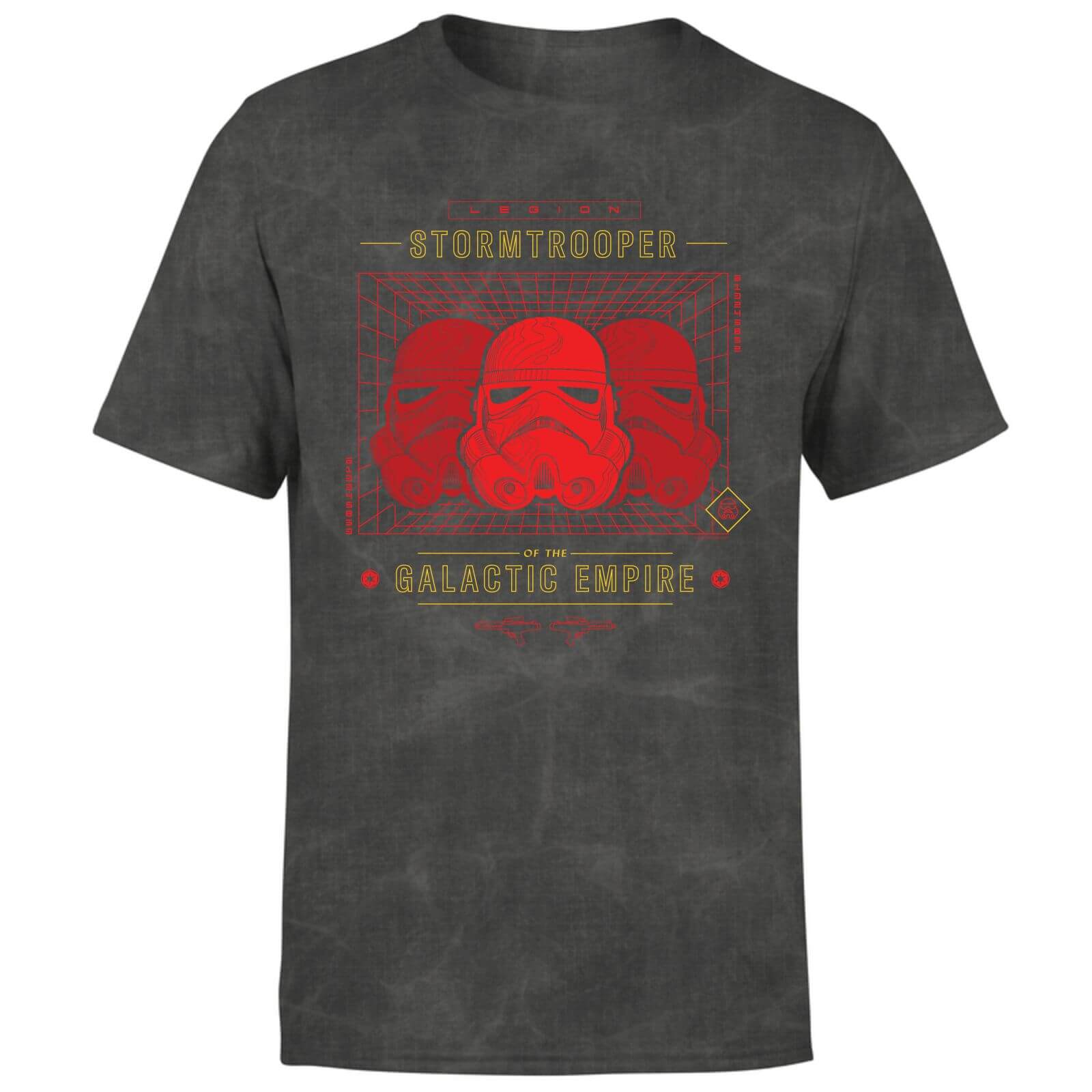 

T-Shirt Star Wars Stormtrooper Legion Grid - Homme - Noir Délavé - L - Noir