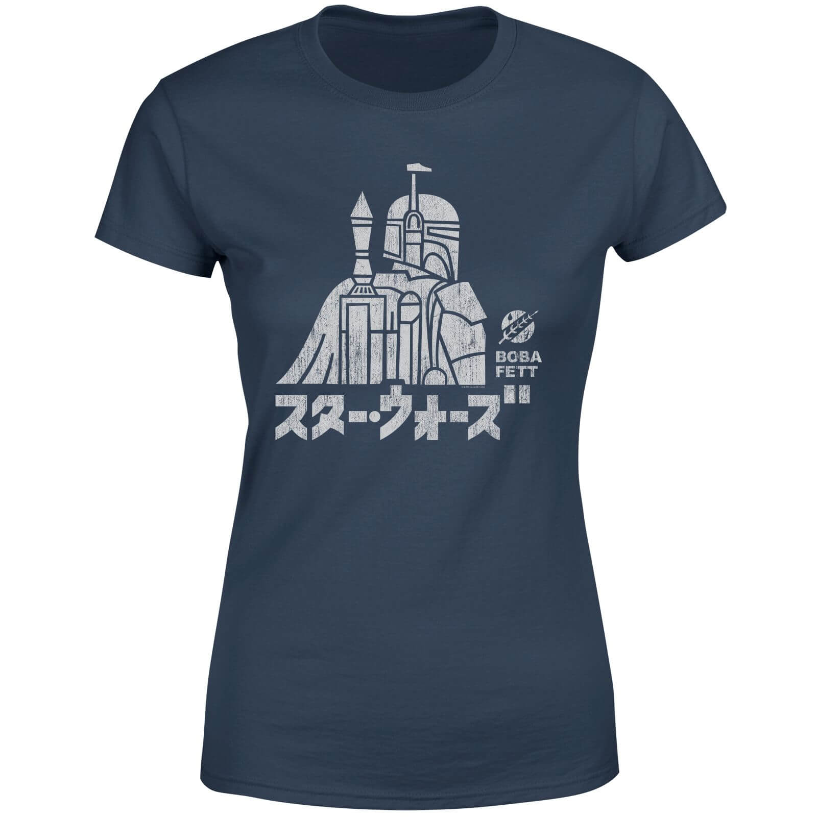 Star Wars Kana Boba Fett Damen T-Shirt – Navy Blau – S