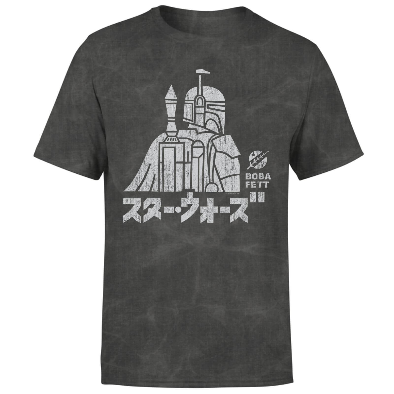 T-Shirt Star Wars Kana Boba Fett - Homme - Noir Délavé - XL