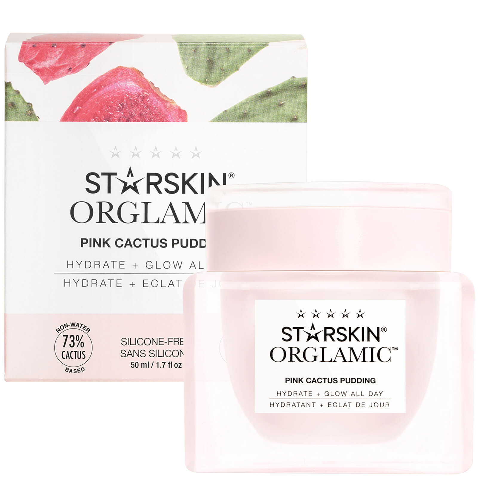 

STARSKIN Orglamic Pink Cactus Pudding Hydrate + Glow All Day 1.7 fl. oz