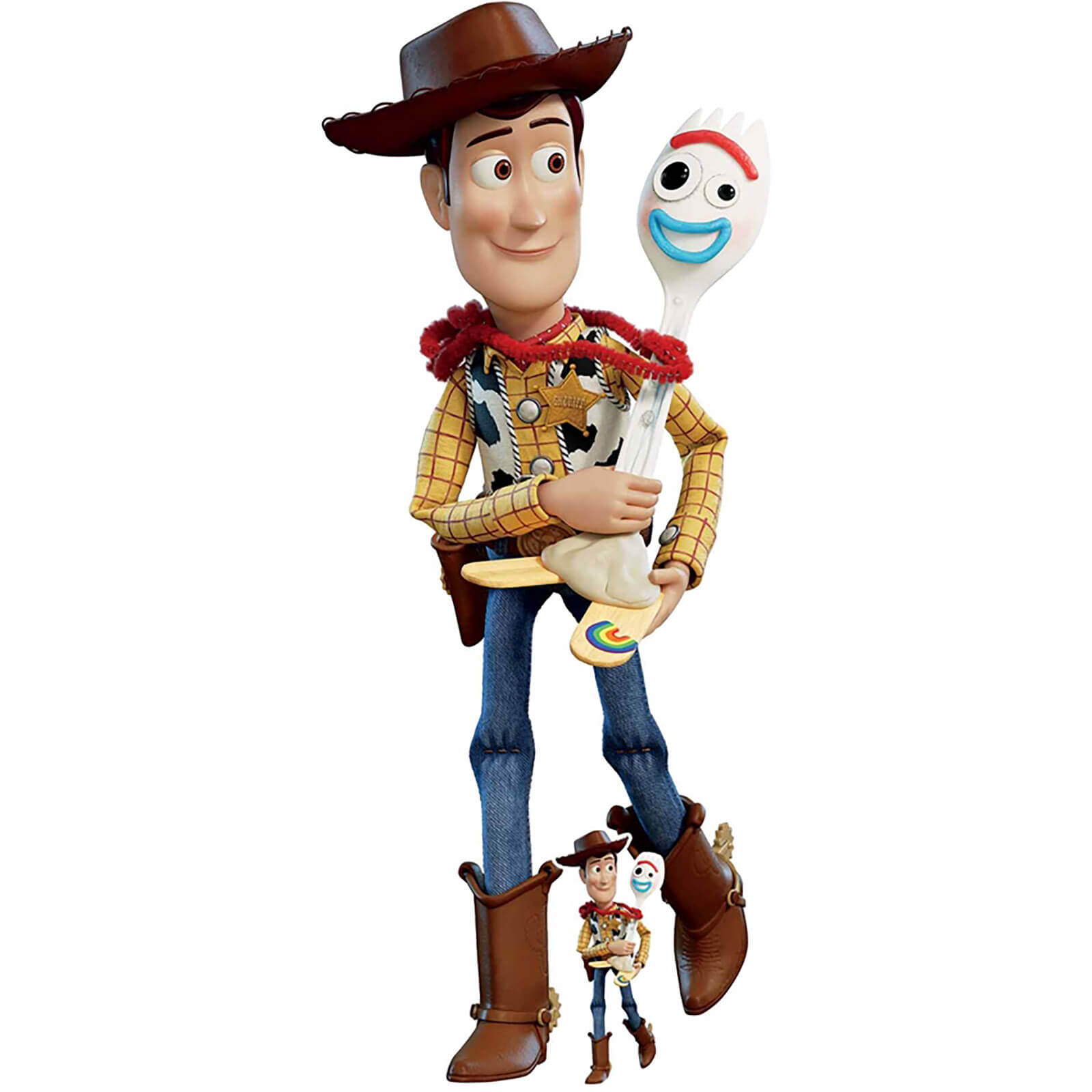 Toy Story 4 Woody & Forky Cut Out